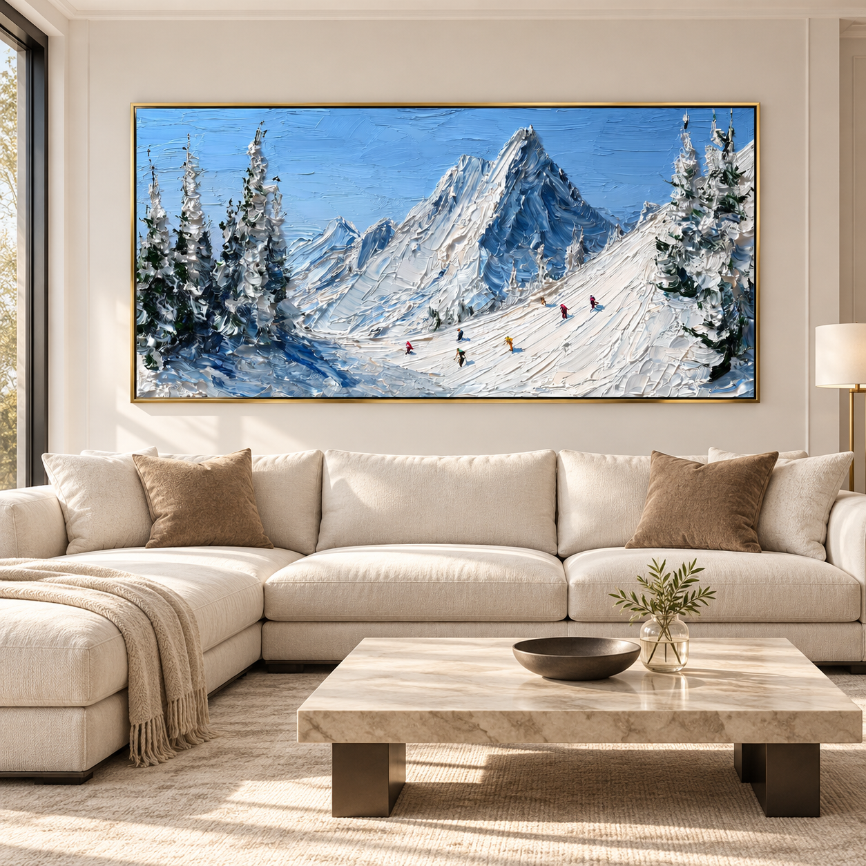 Majestic Snow Valley