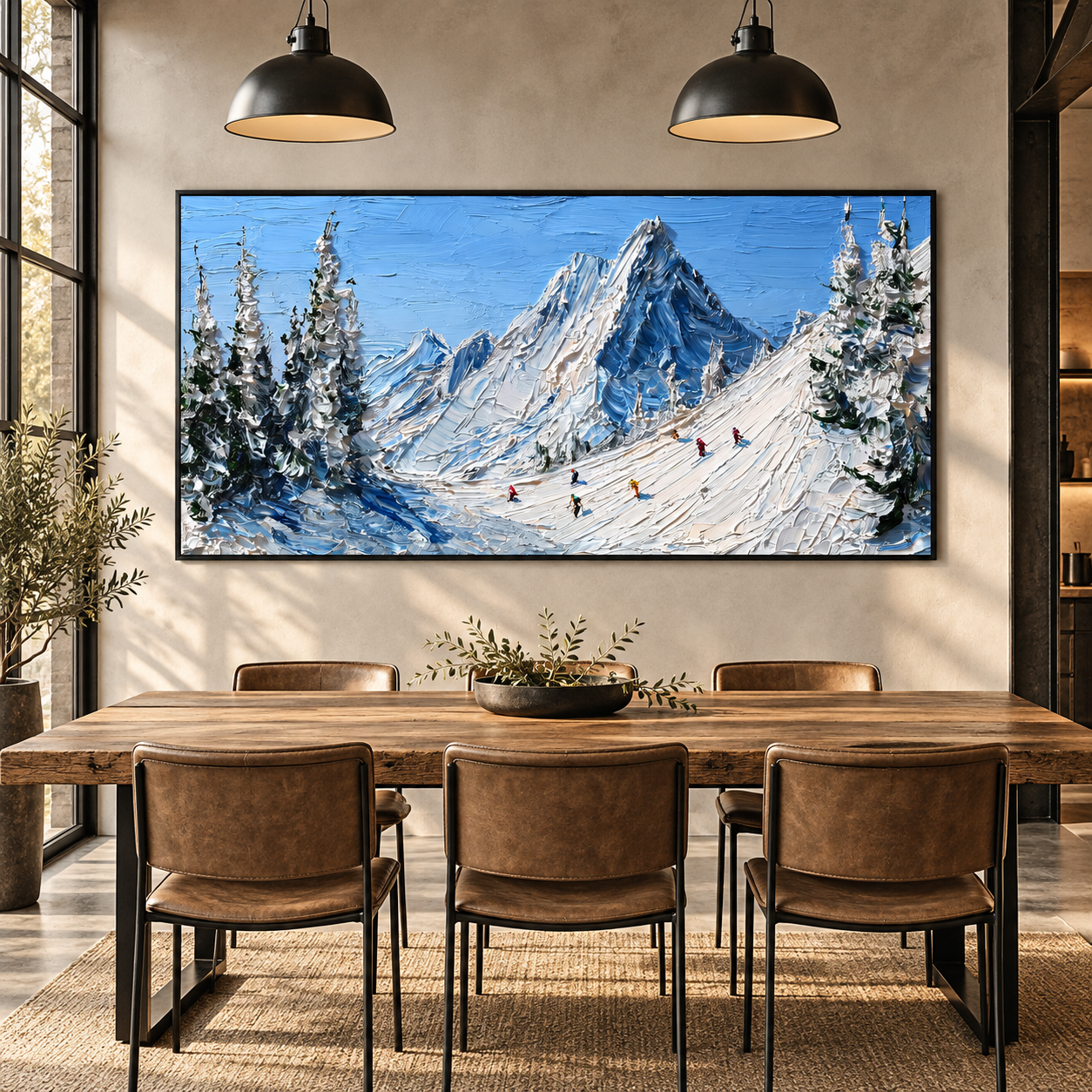 Majestic Snow Valley