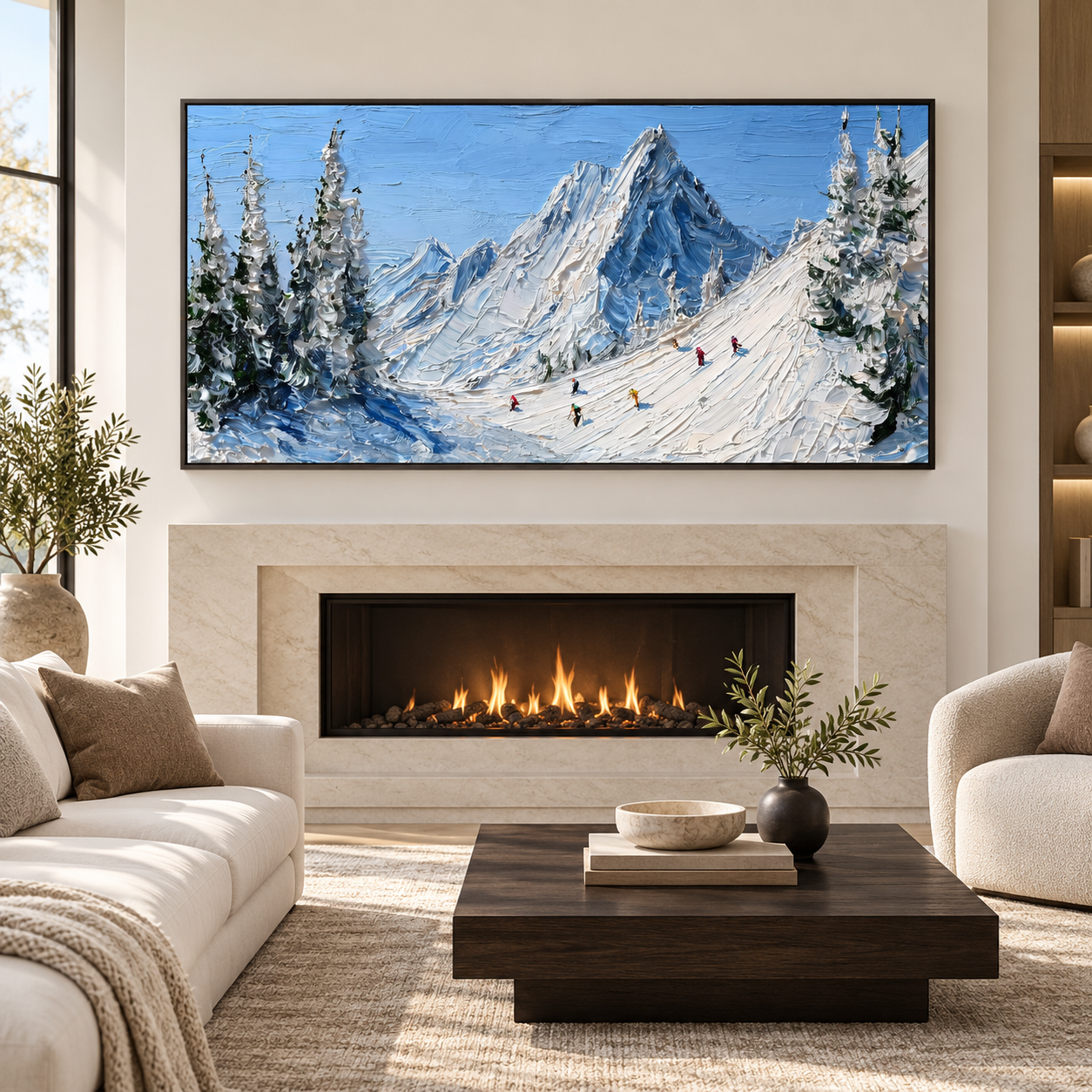 Majestic Snow Valley