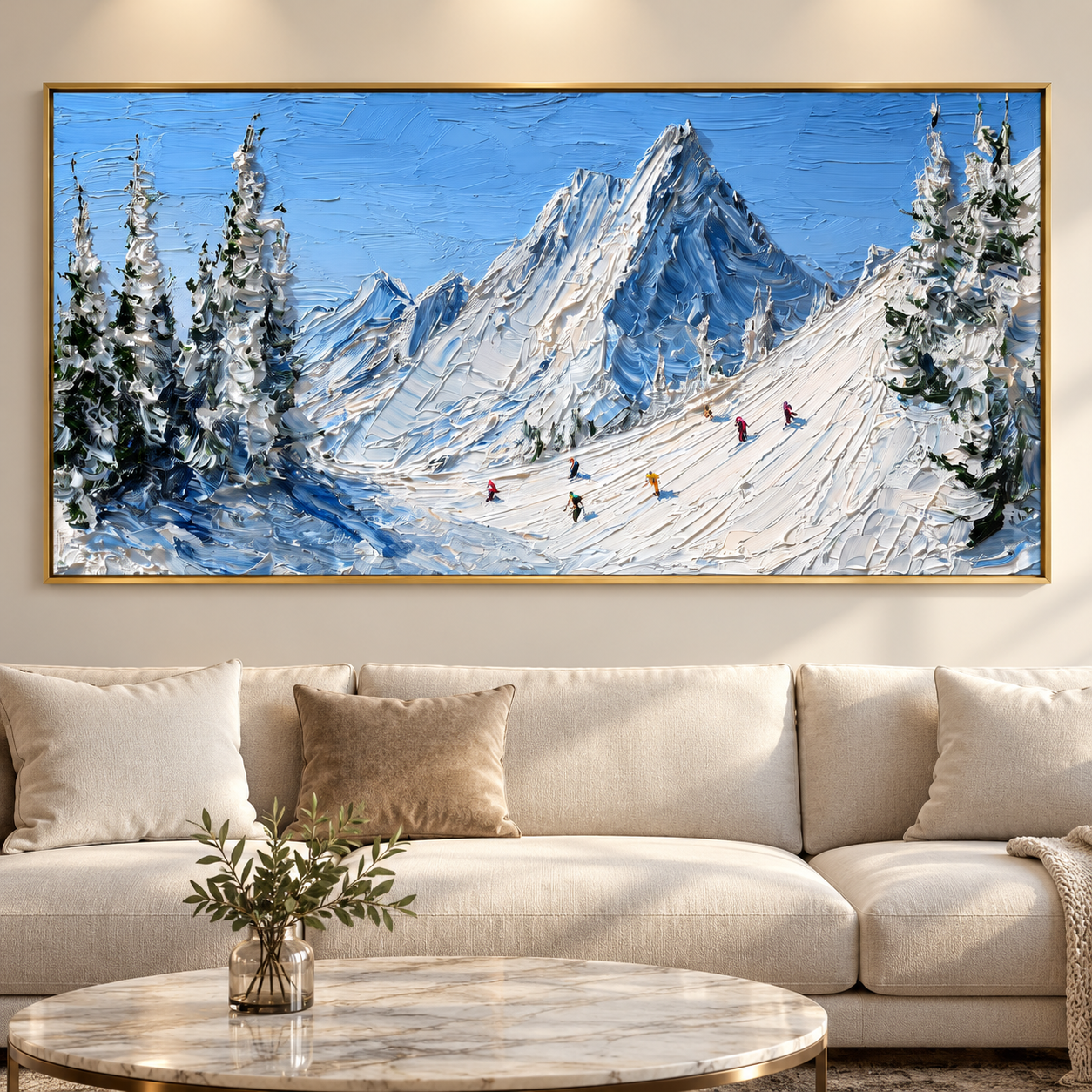 Majestic Snow Valley