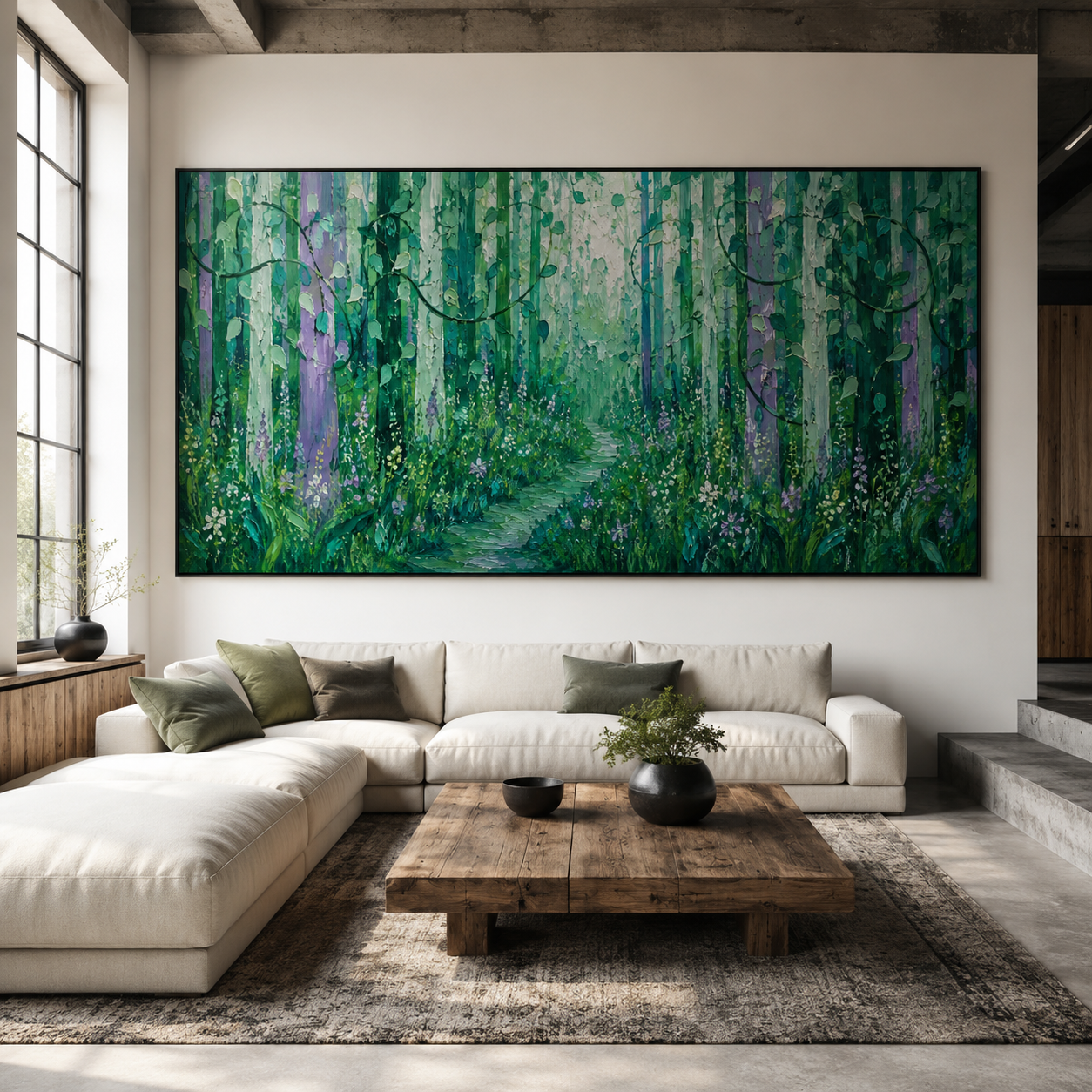 Green Forest Wall Art | Into the Emerald Woods