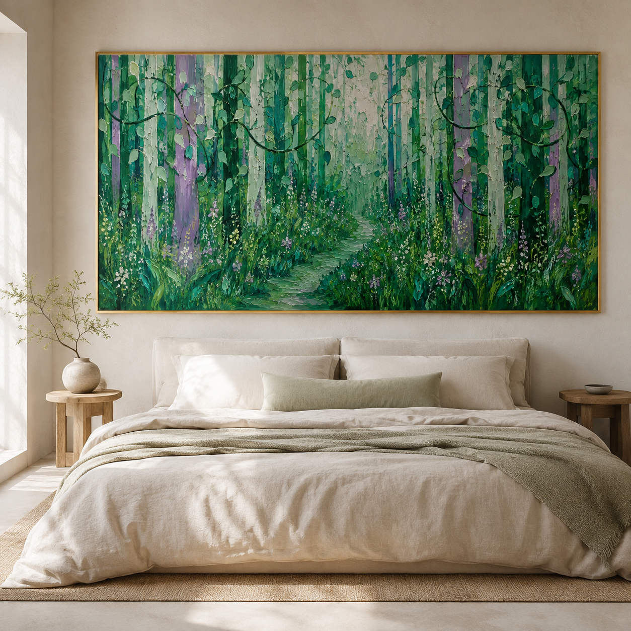 Green Forest Wall Art | Into the Emerald Woods
