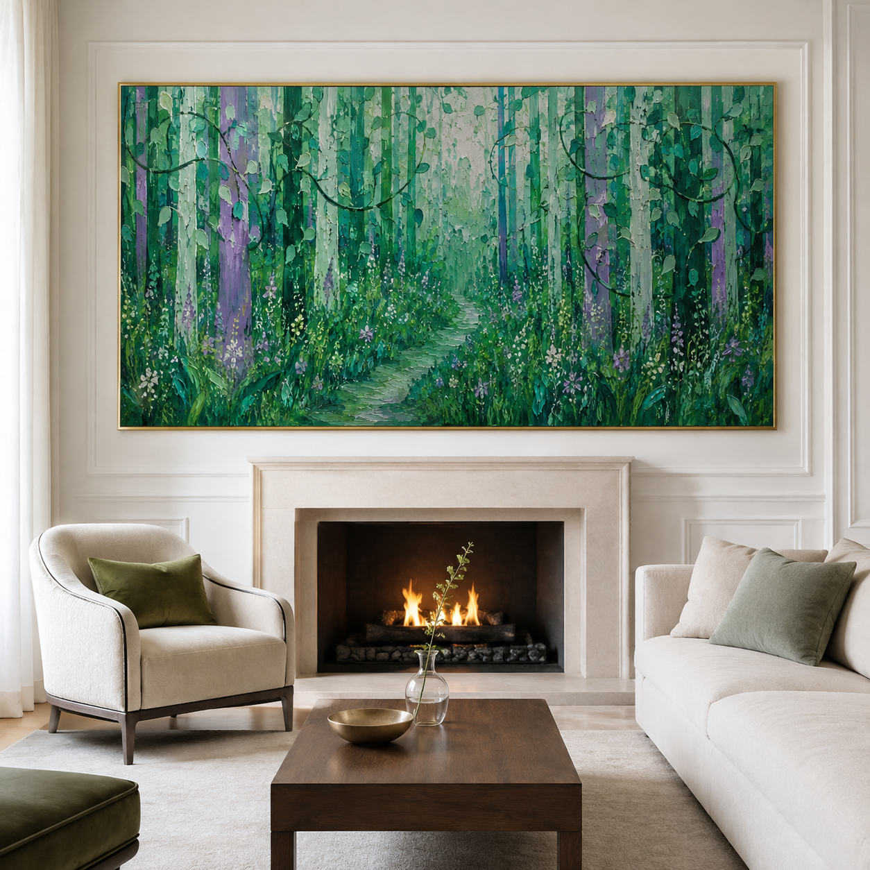 Green Forest Wall Art | Into the Emerald Woods
