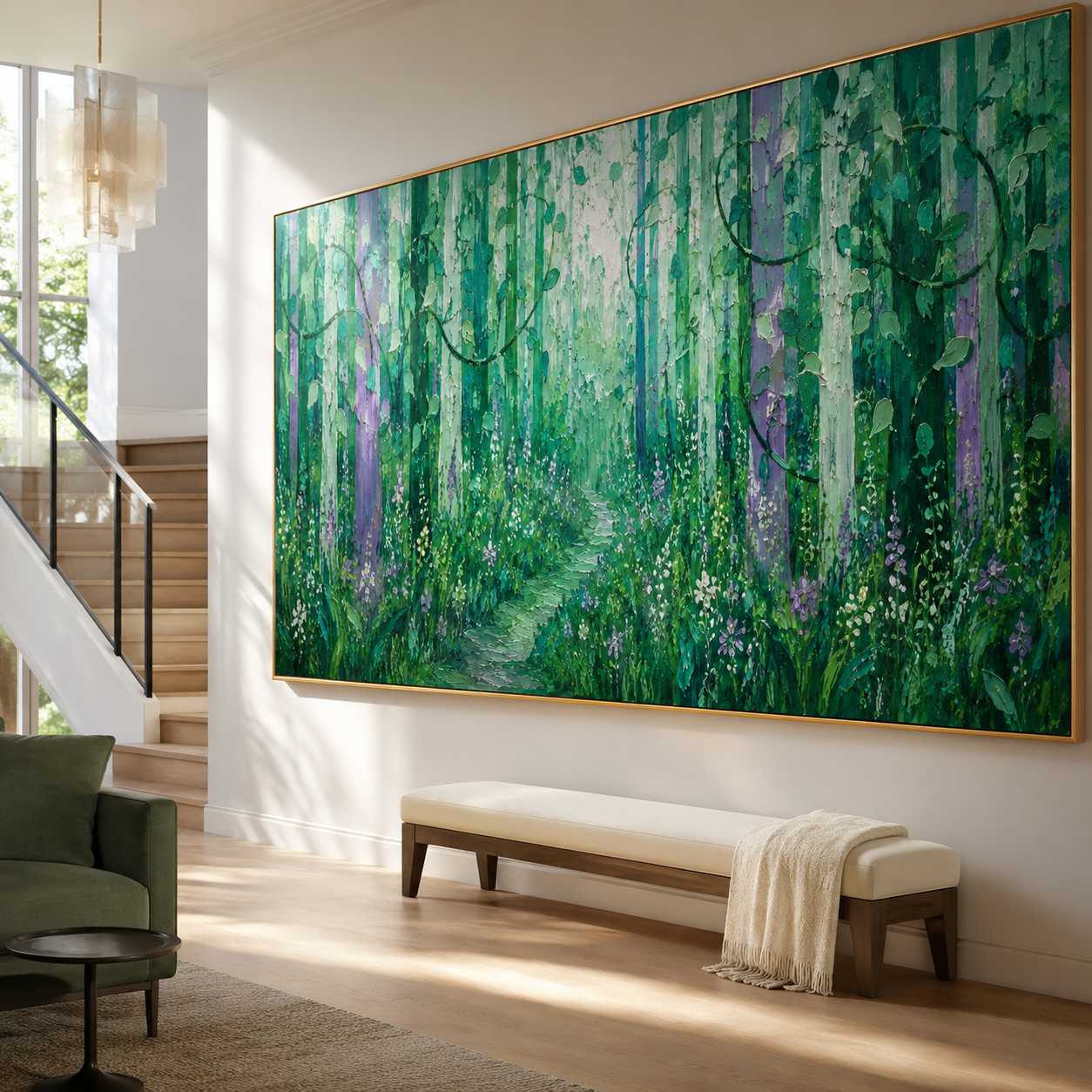 Green Forest Wall Art | Into the Emerald Woods