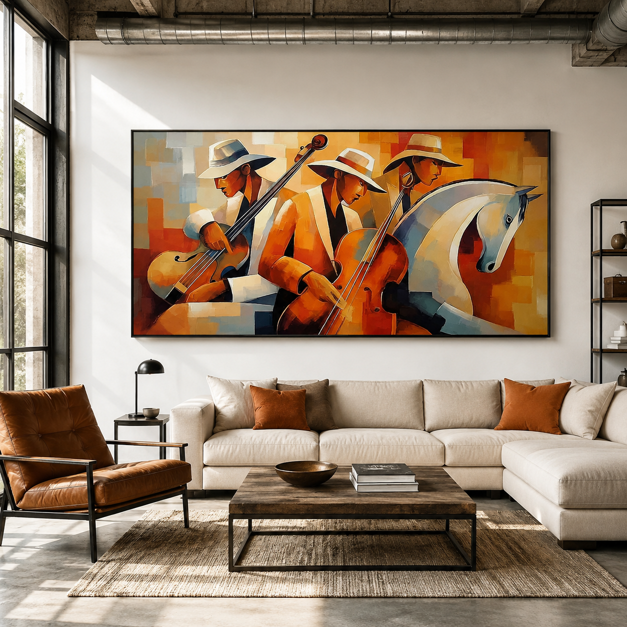 Equestrian Strings in Amber