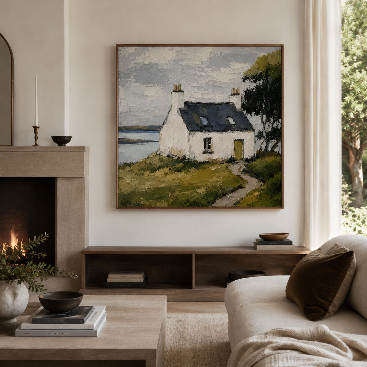 Cottage by the Quiet Shore