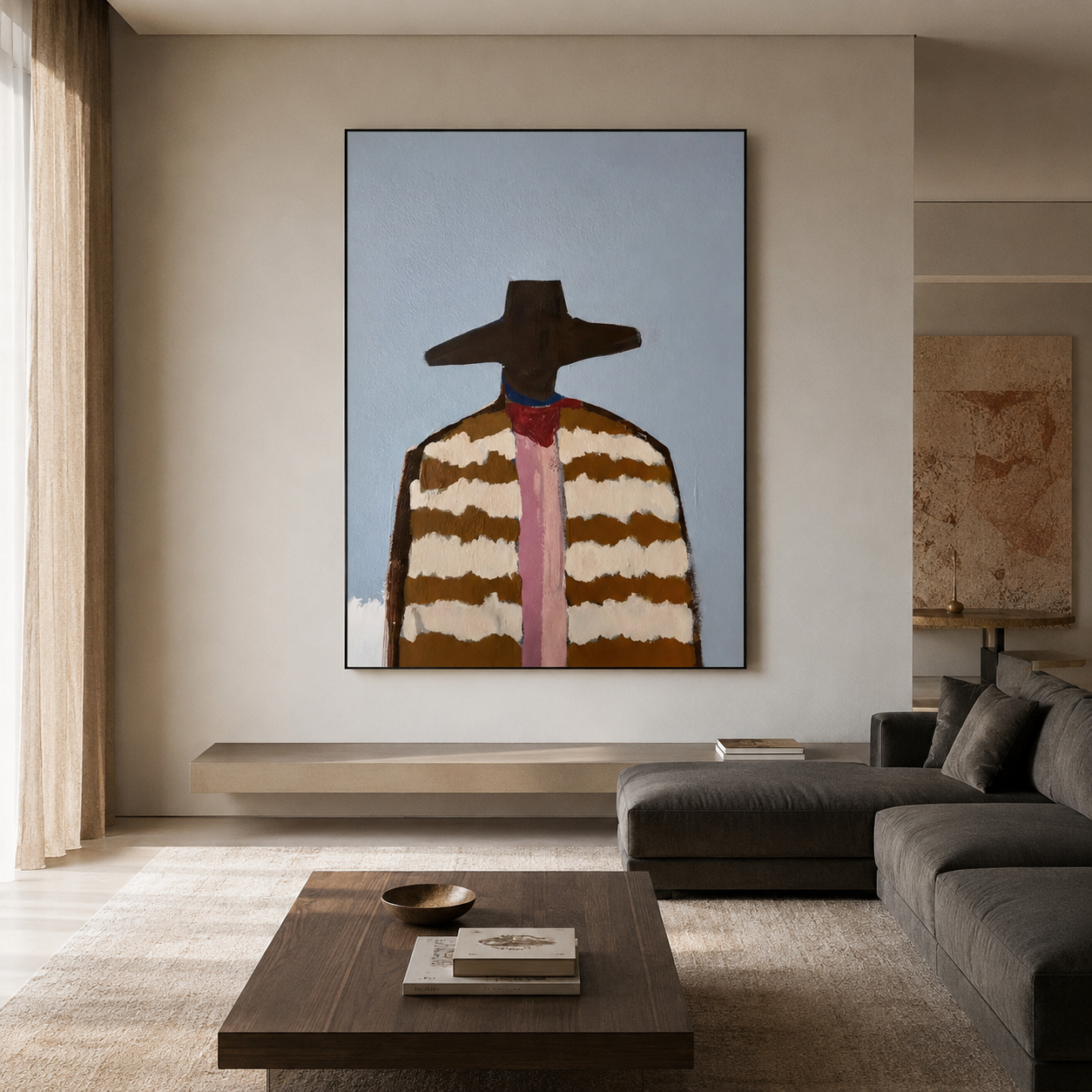 Striped Reverie Portrait