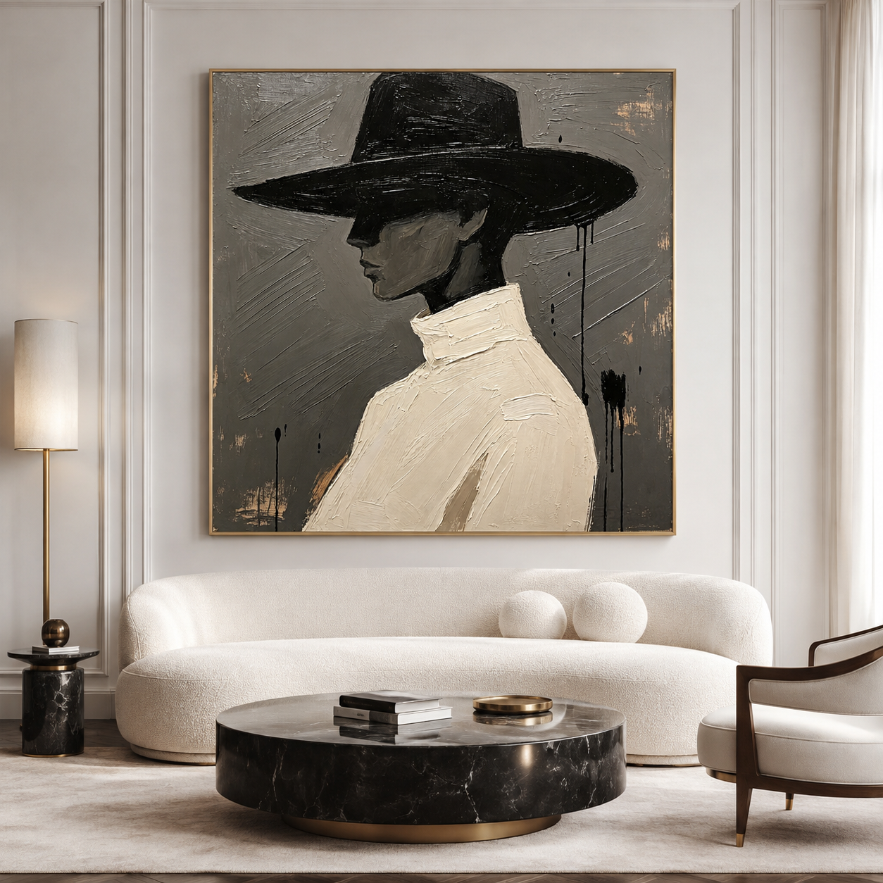 Monochrome Cowgirl Wall Art | Quiet Profile