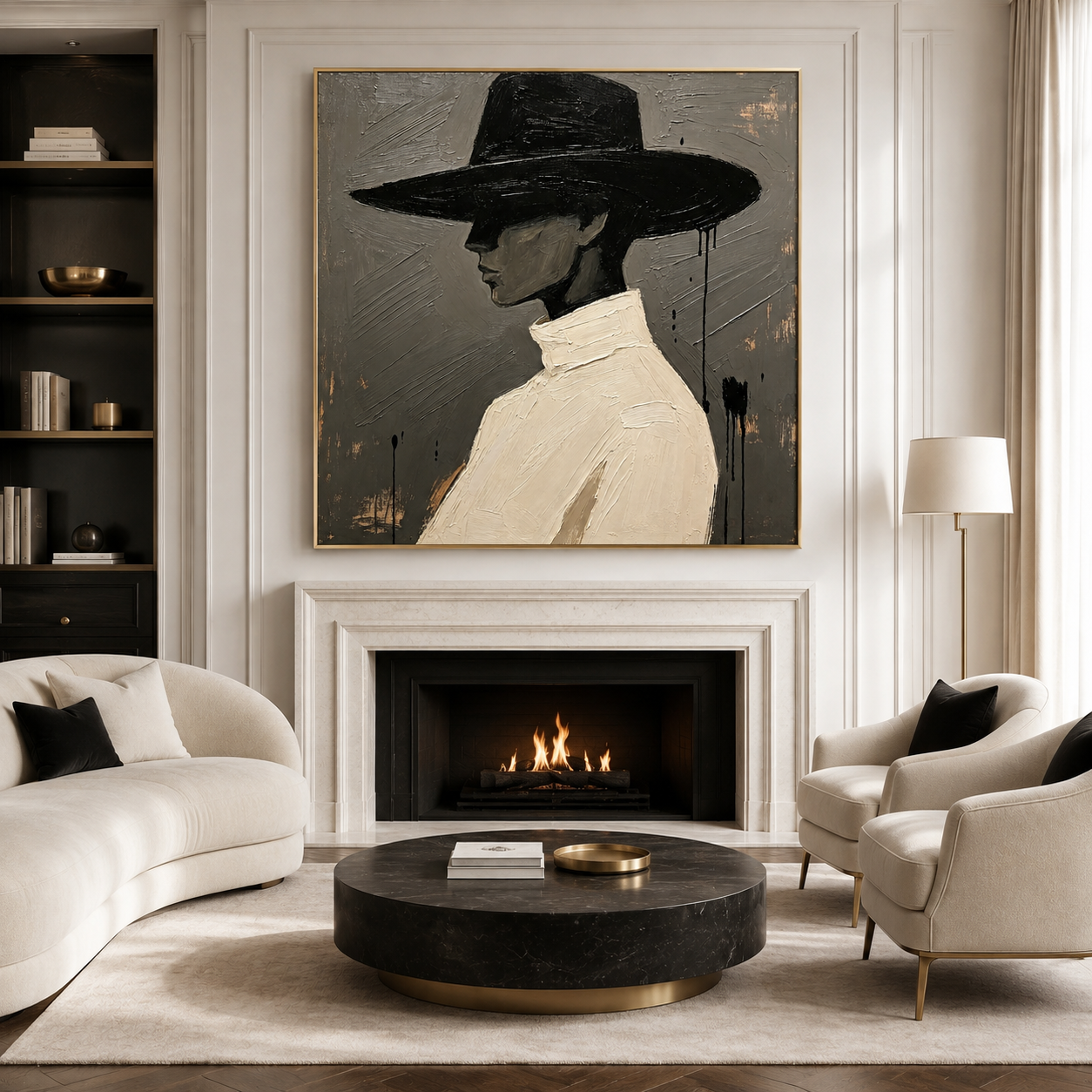 Monochrome Cowgirl Wall Art | Quiet Profile