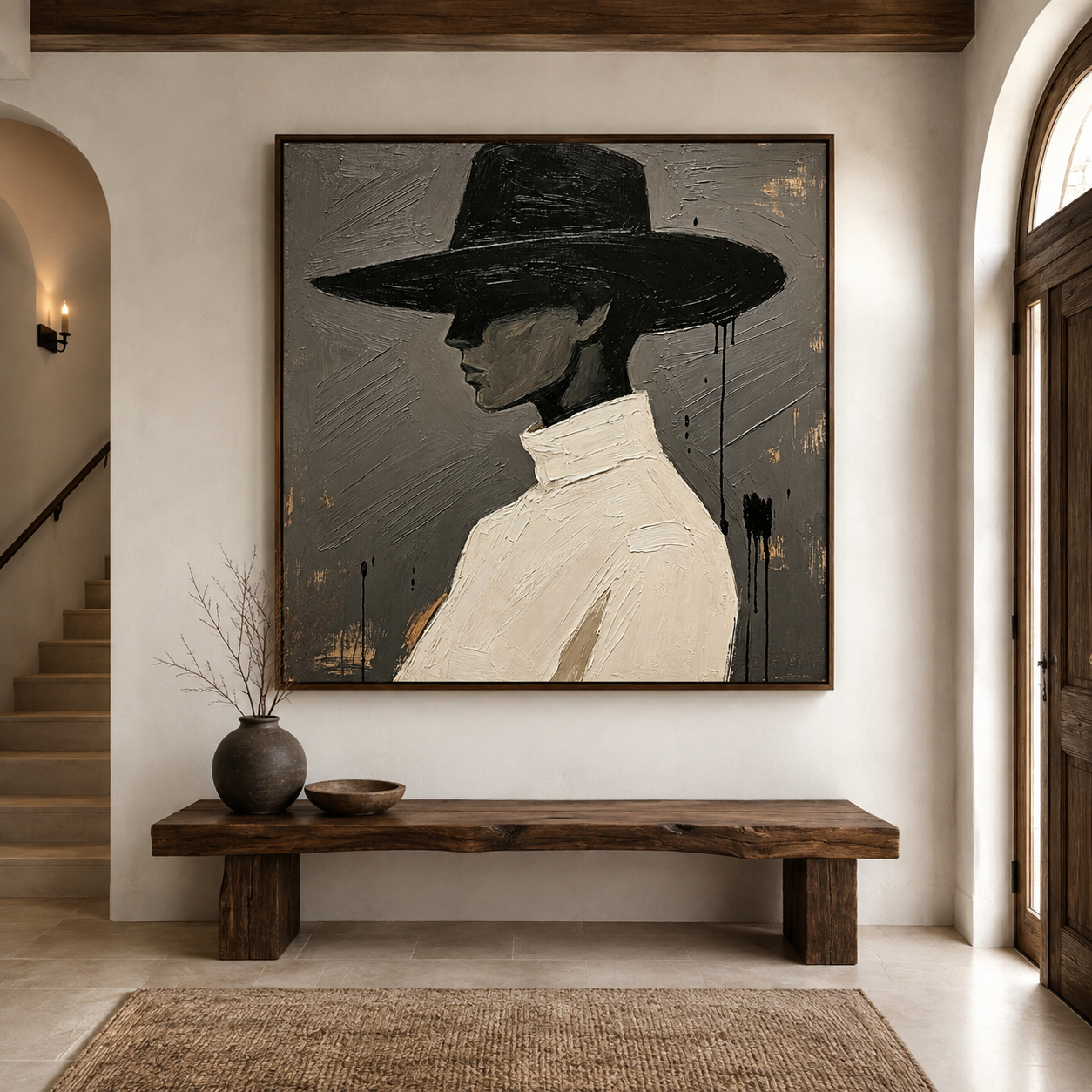Monochrome Cowgirl Wall Art | Quiet Profile