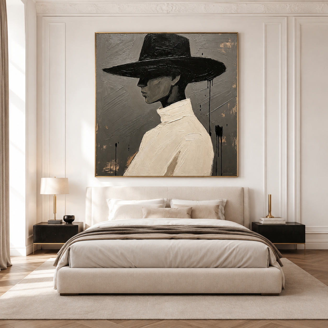 Monochrome Cowgirl Wall Art | Quiet Profile
