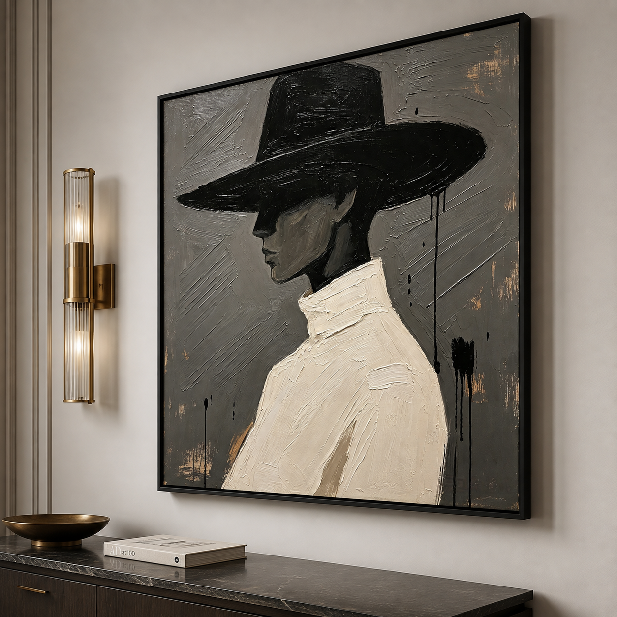 Monochrome Cowgirl Wall Art | Quiet Profile