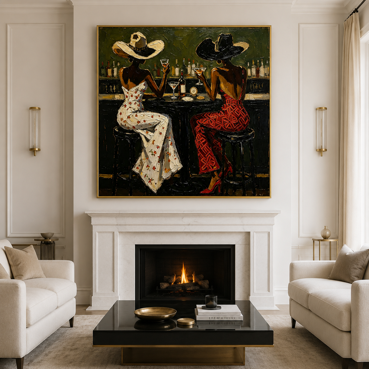 Western Cowgirl Wall Art | Cocktails After Sundown