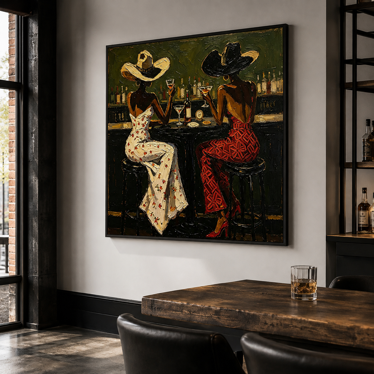 Western Cowgirl Wall Art | Cocktails After Sundown