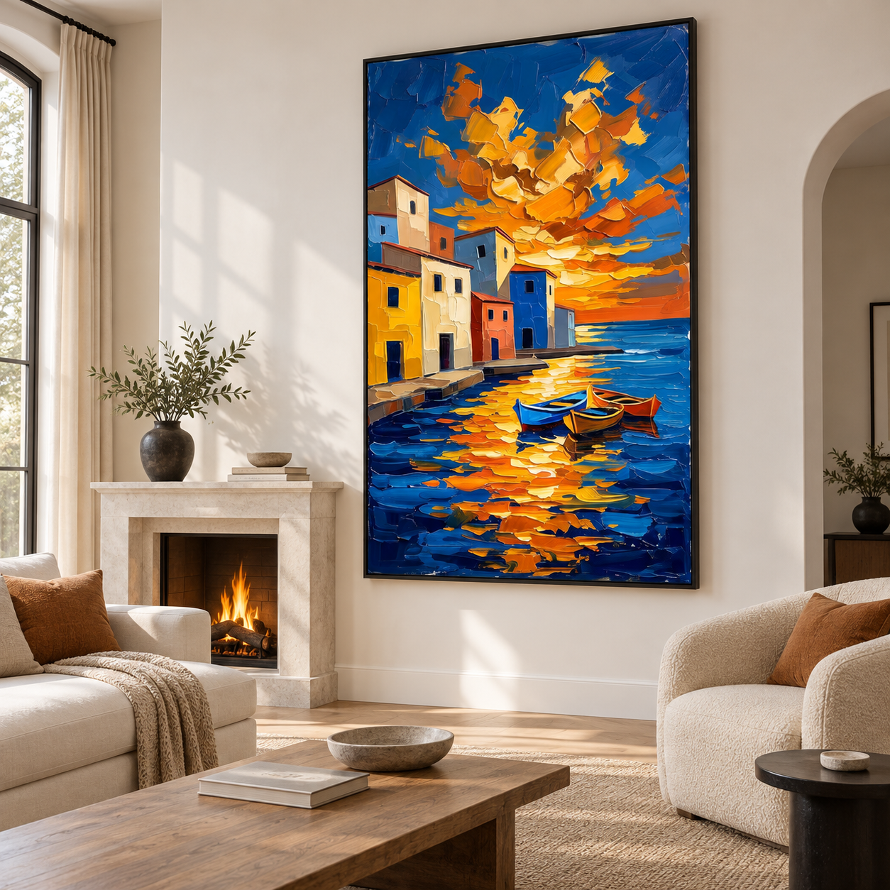Sunset Harbor Glow