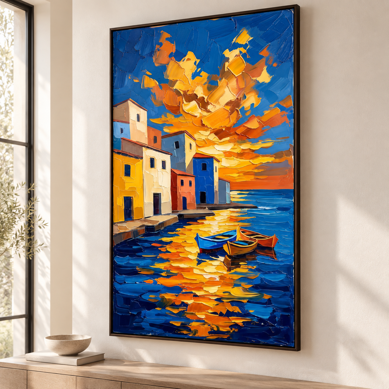 Sunset Harbor Glow
