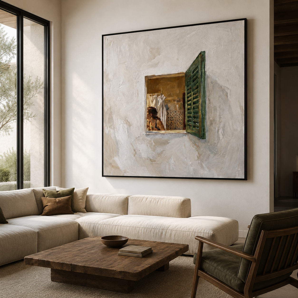 Olive Shutter Reverie