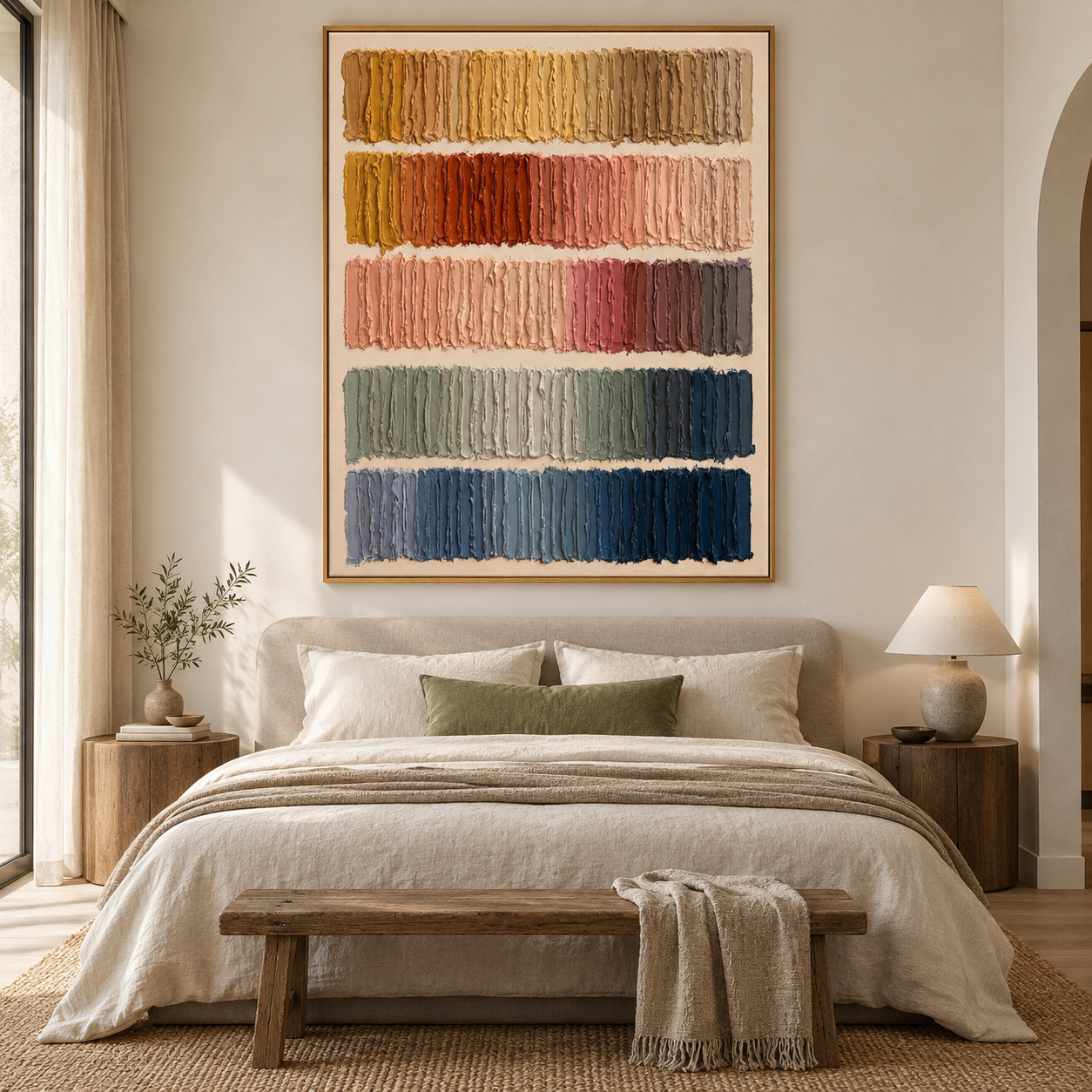 Quiet Pigment Rows