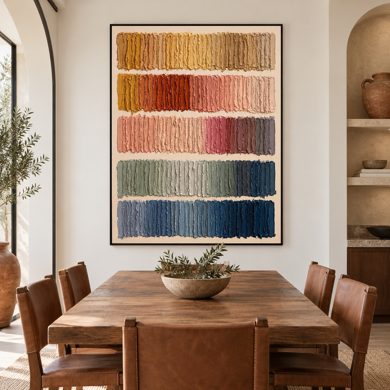 Quiet Pigment Rows