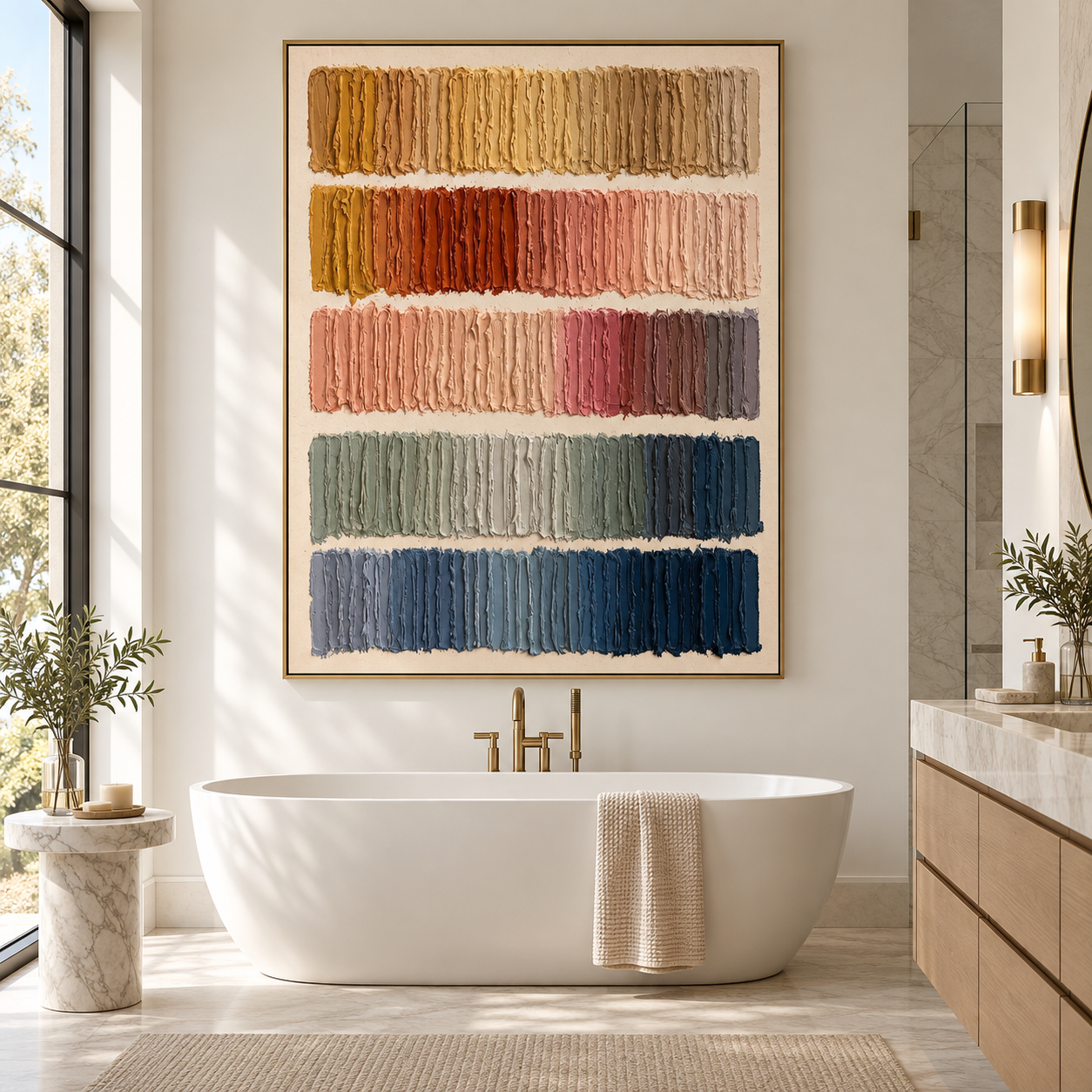 Quiet Pigment Rows
