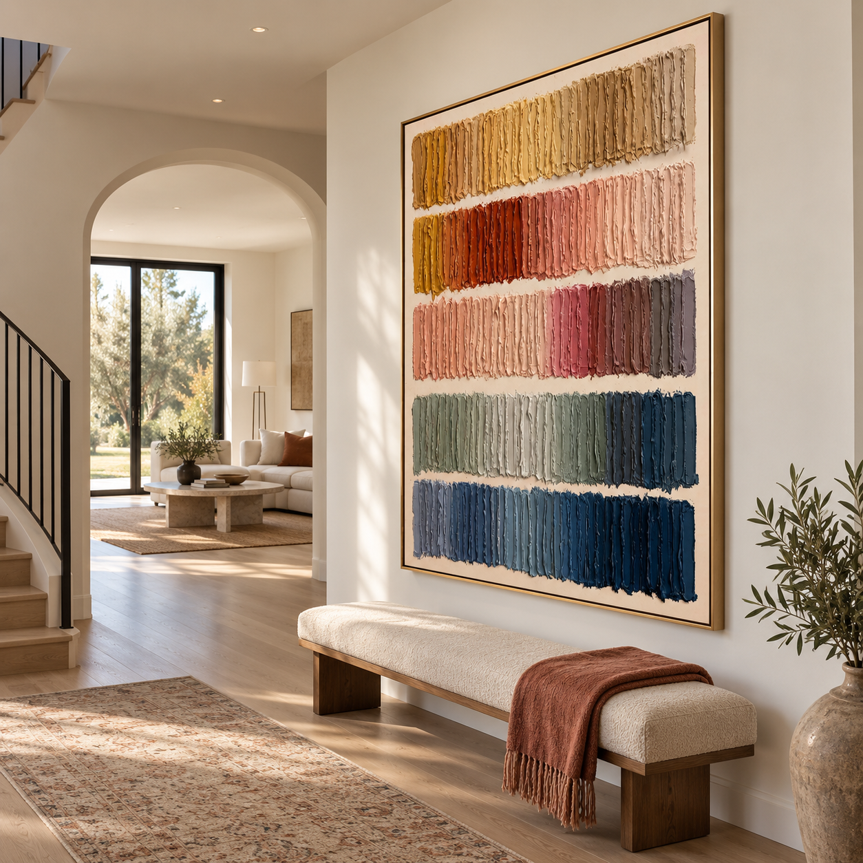 Quiet Pigment Rows