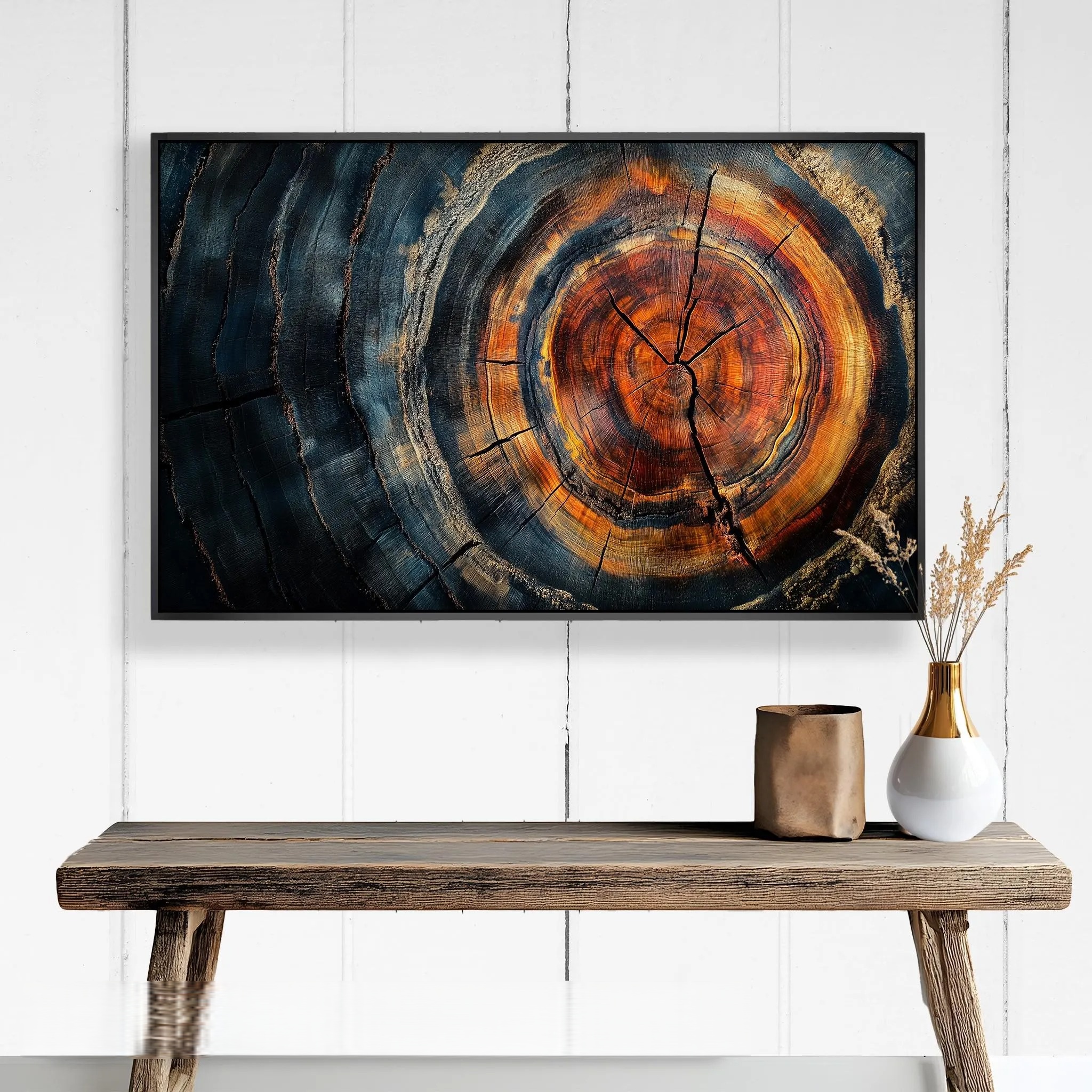 Time-Carved Tree Ring Splendor