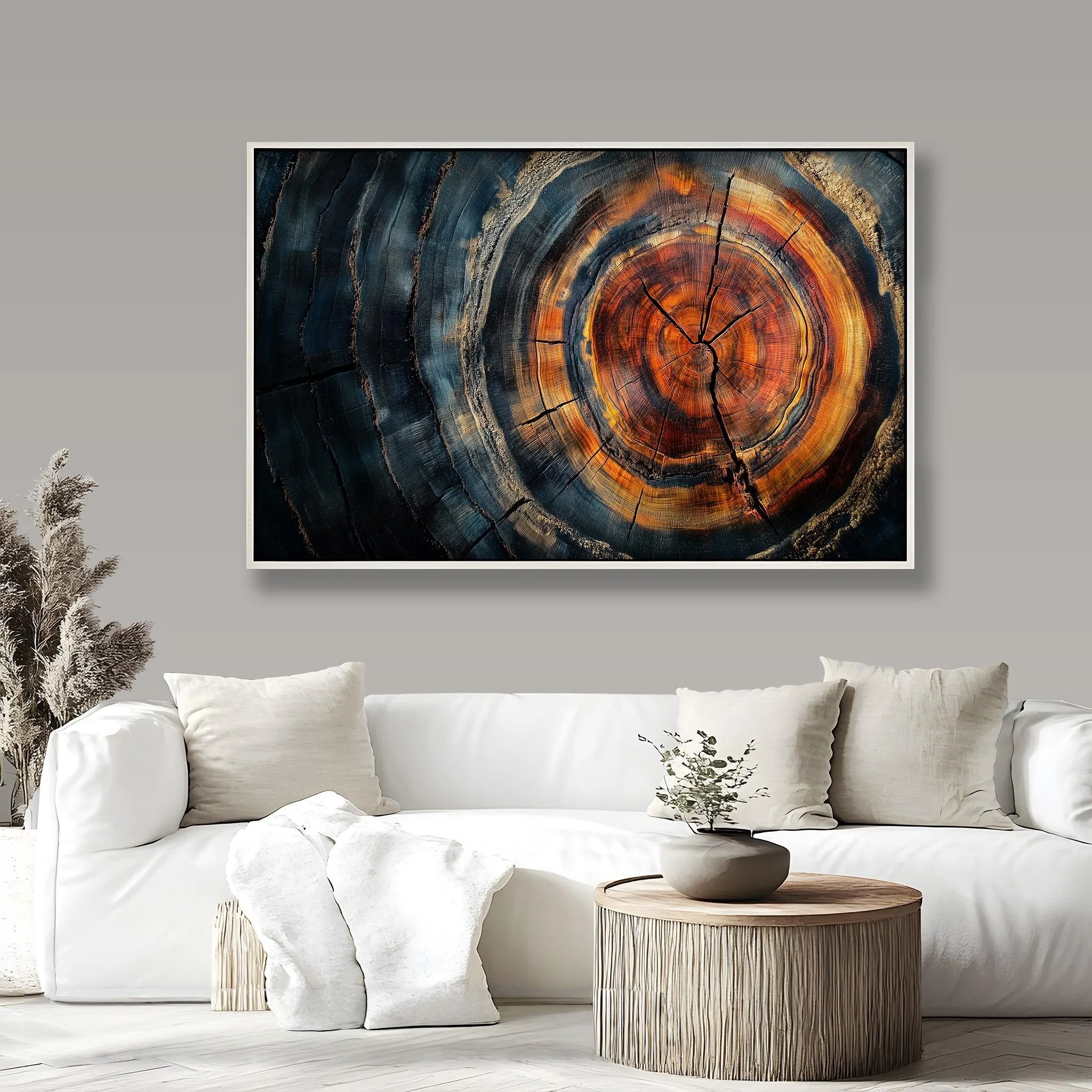 Time-Carved Tree Ring Splendor