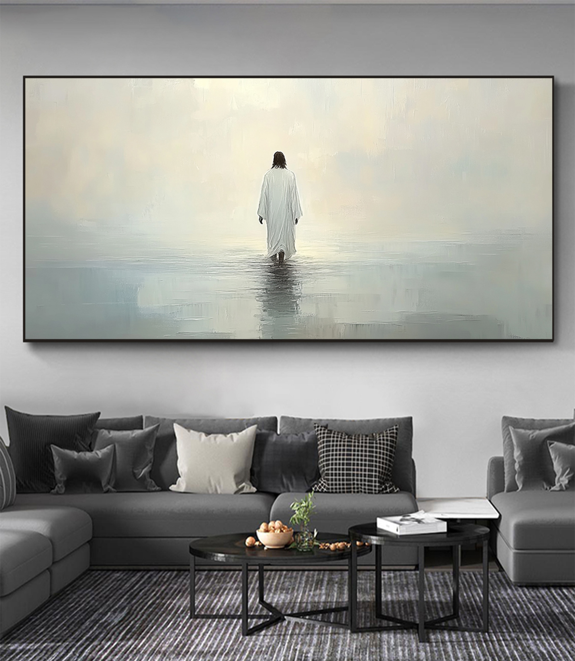 Solitary Seaside Stroll