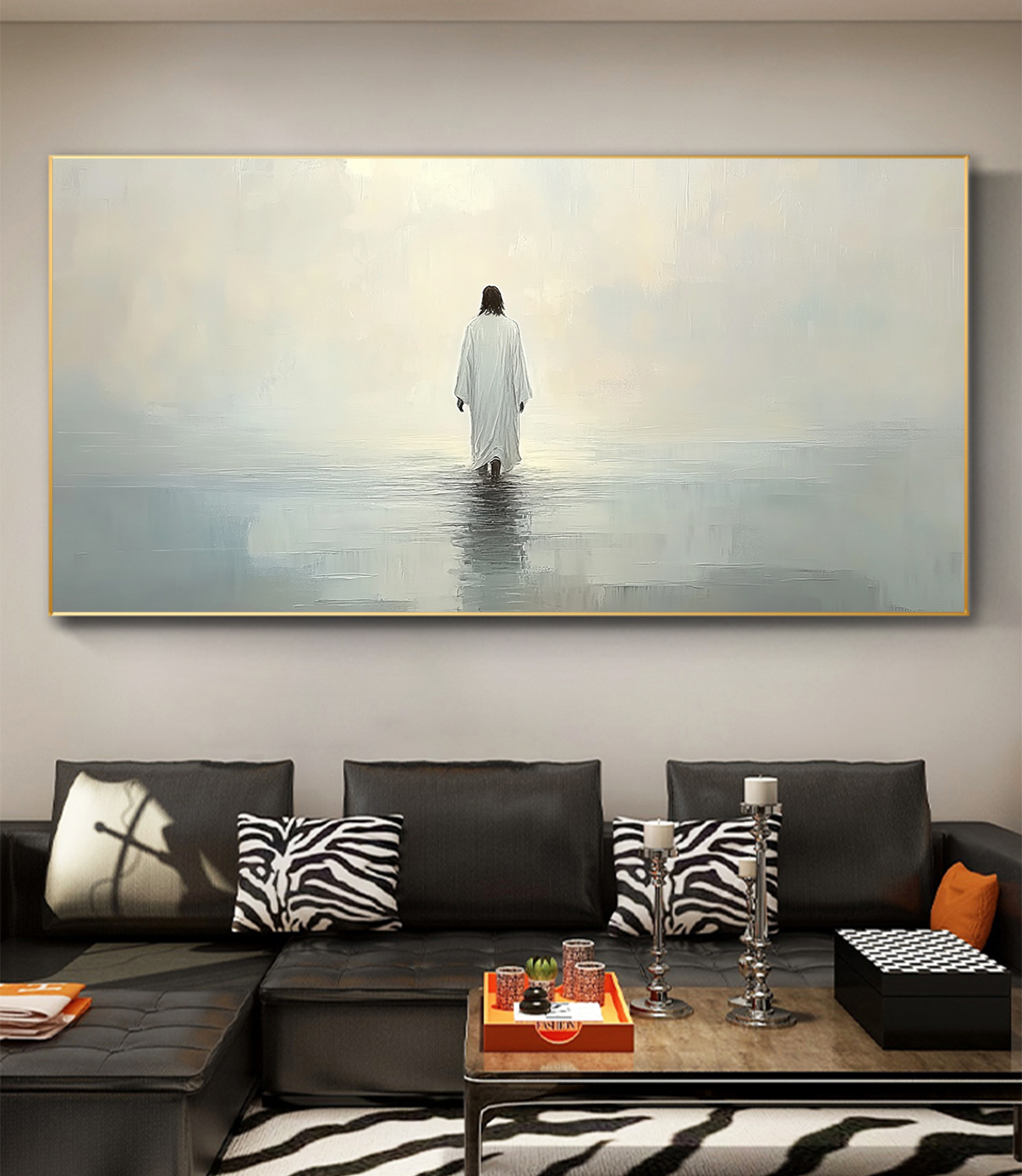 Solitary Seaside Stroll