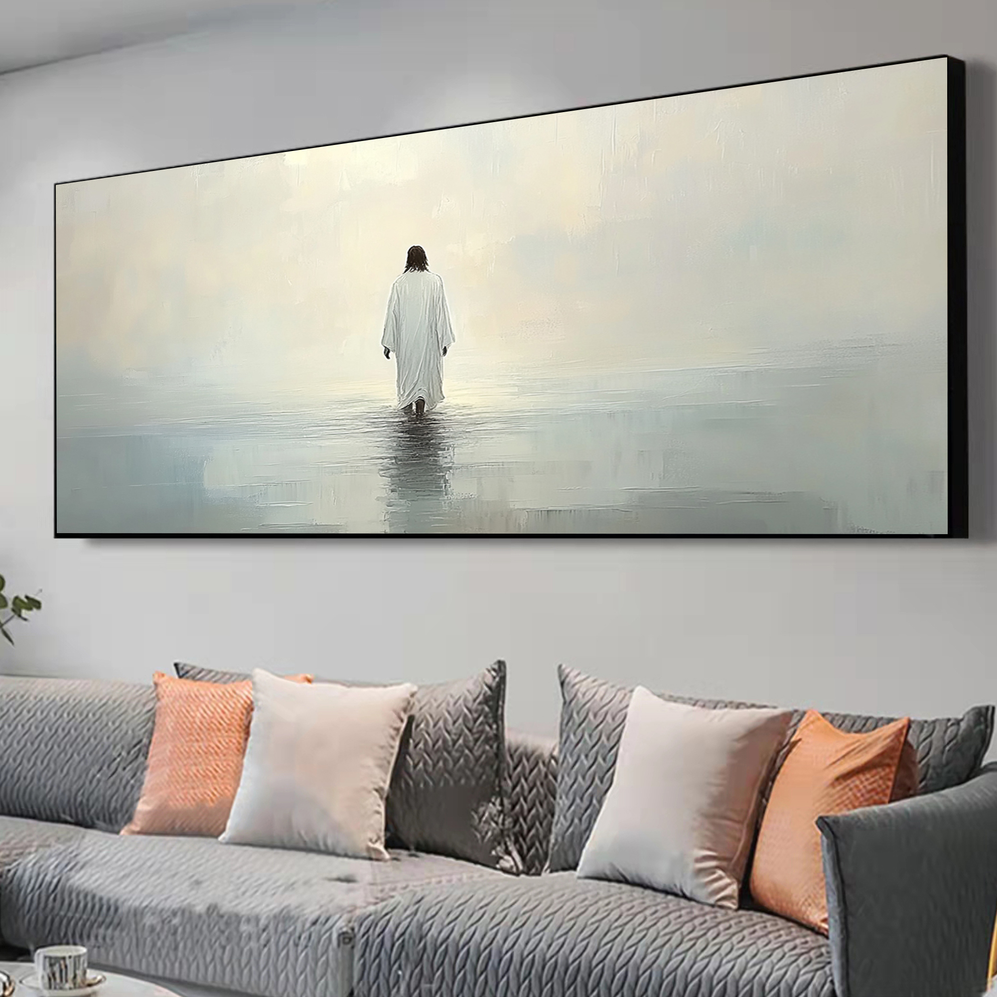 Solitary Seaside Stroll