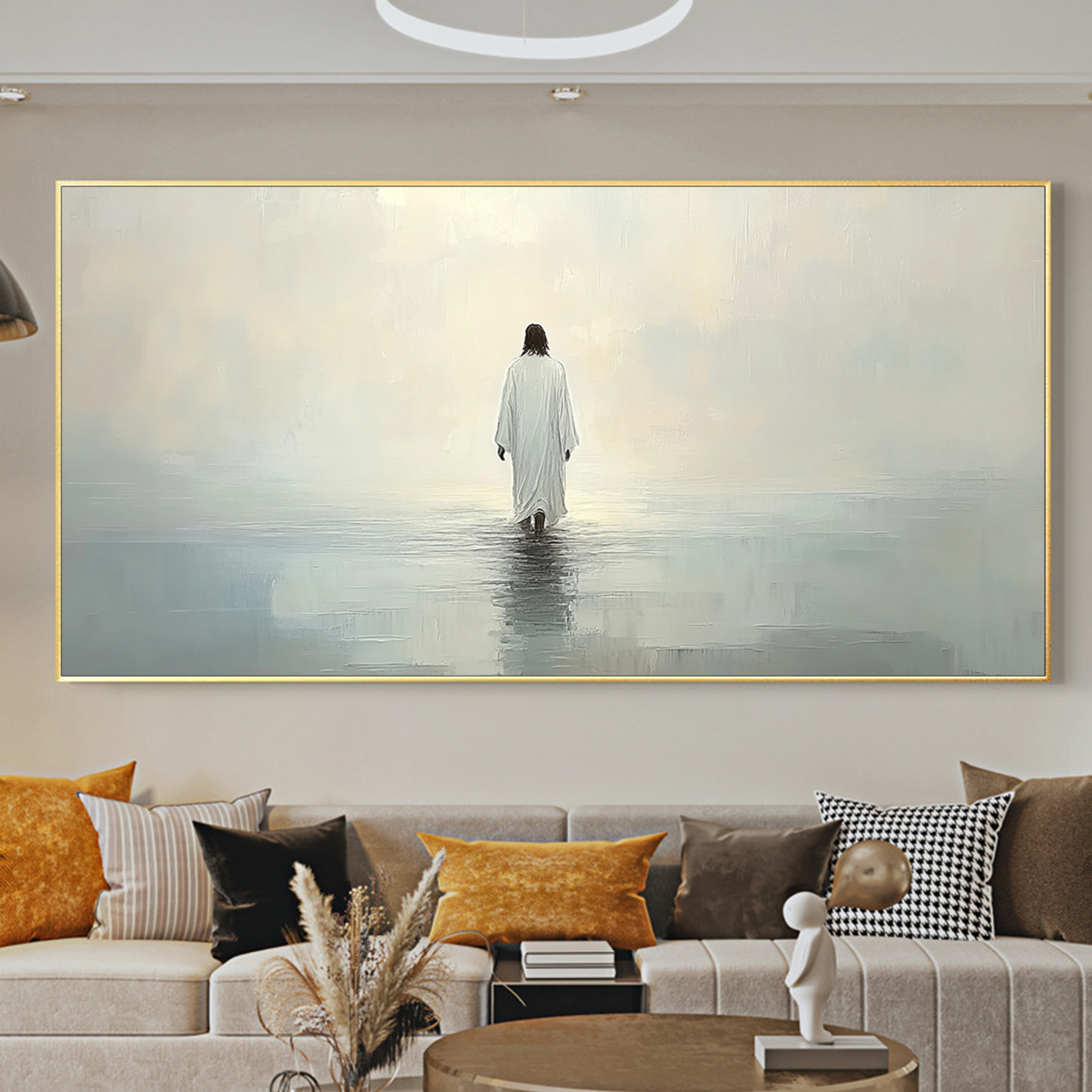 Solitary Seaside Stroll