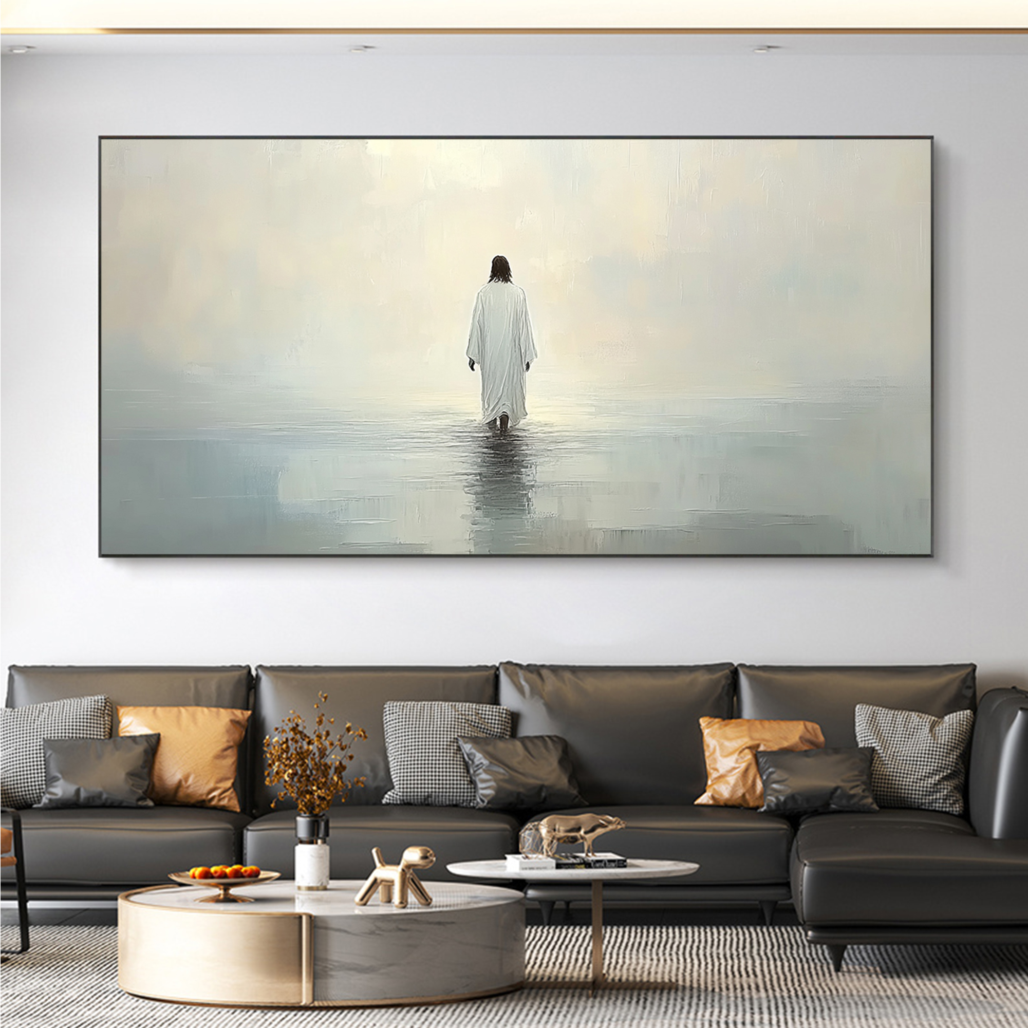 Solitary Seaside Stroll