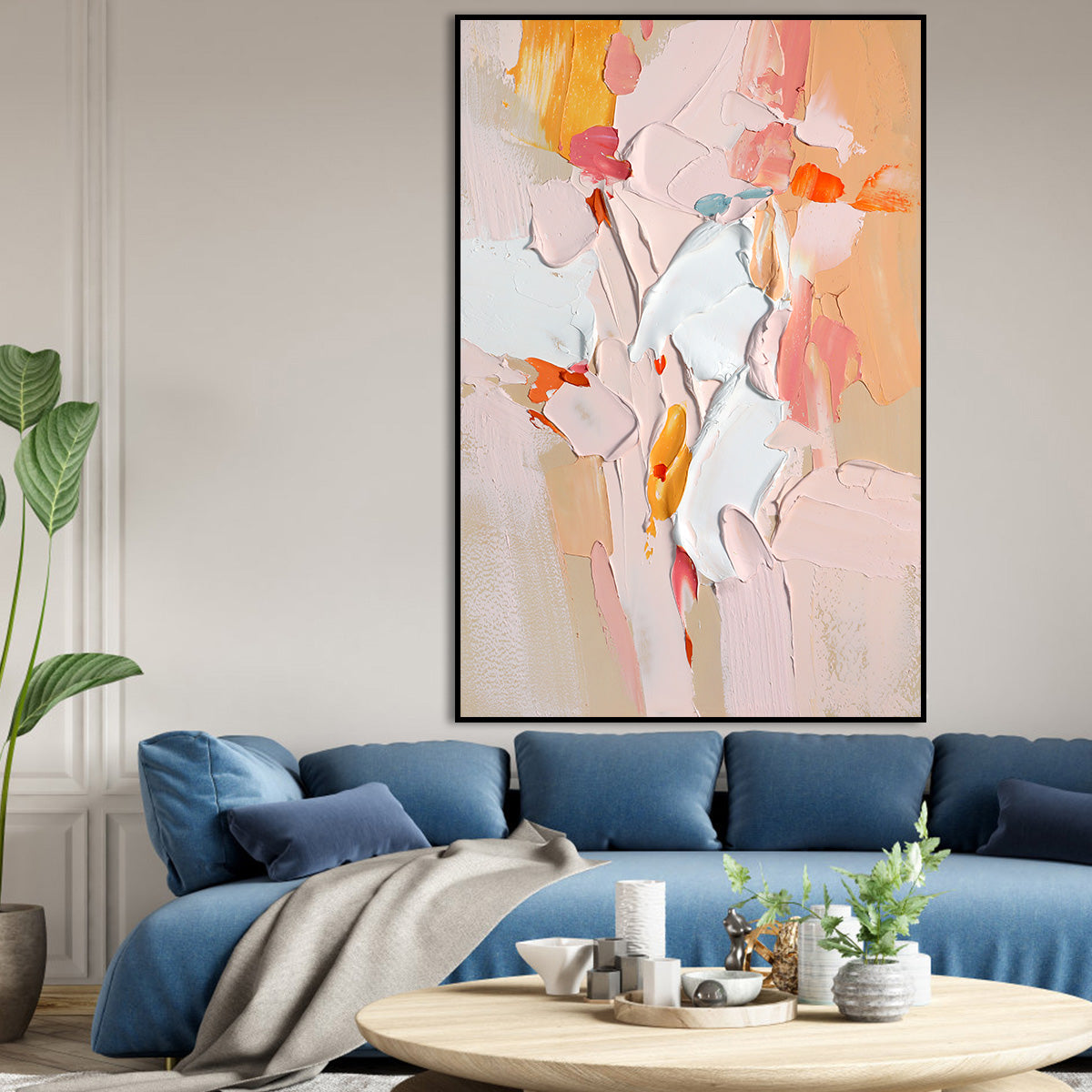 Dawn's Bloom An Abstract Canvas