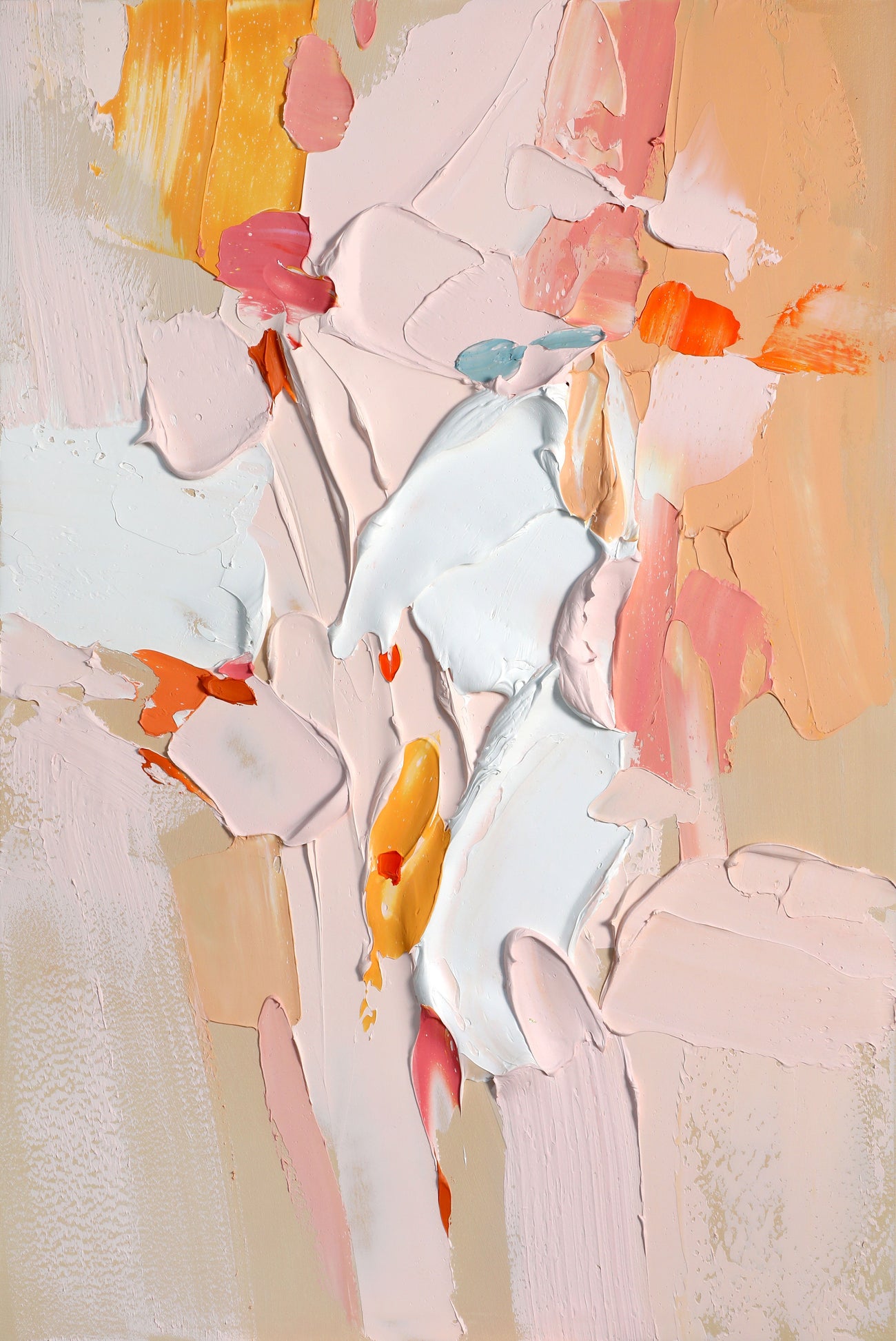 Dawn's Bloom An Abstract Canvas