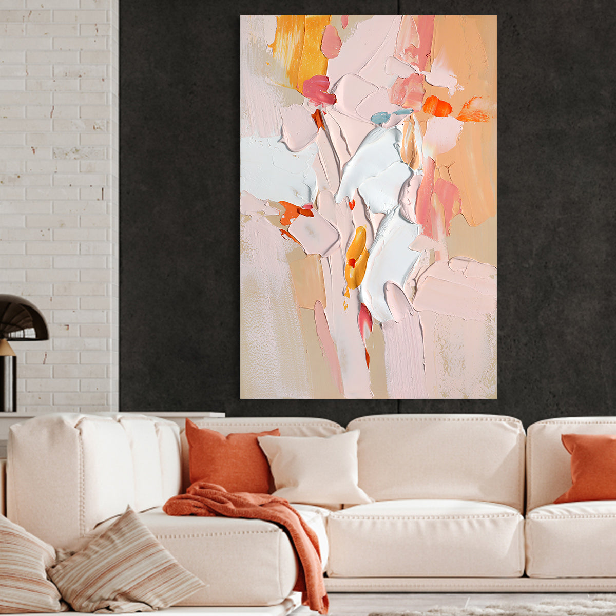 Dawn's Bloom An Abstract Canvas