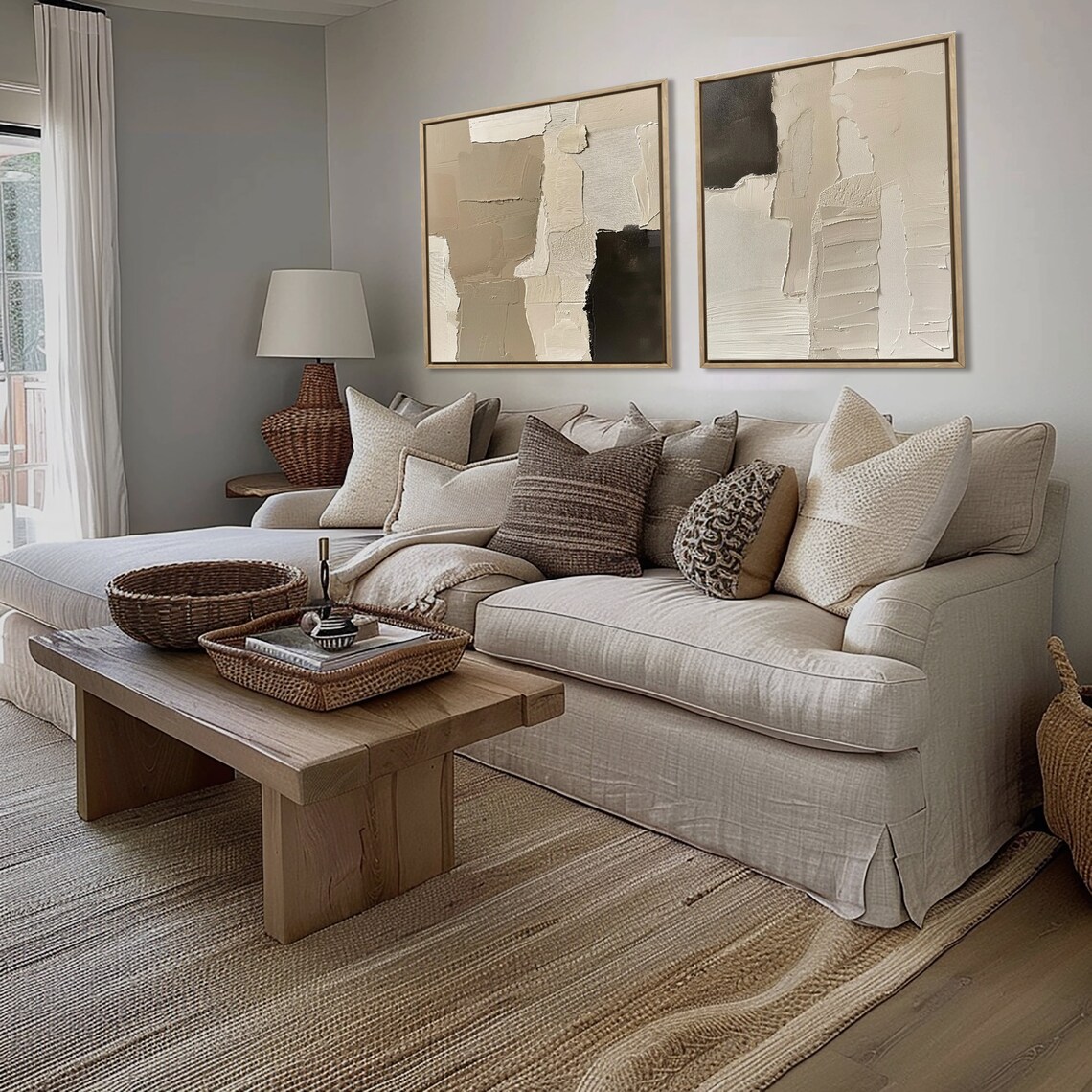 Set of 2 Mid Century