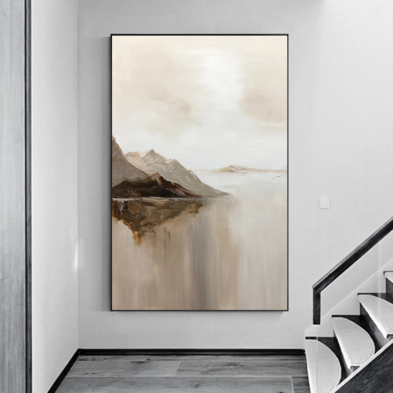 Twilight Mountain Seascape