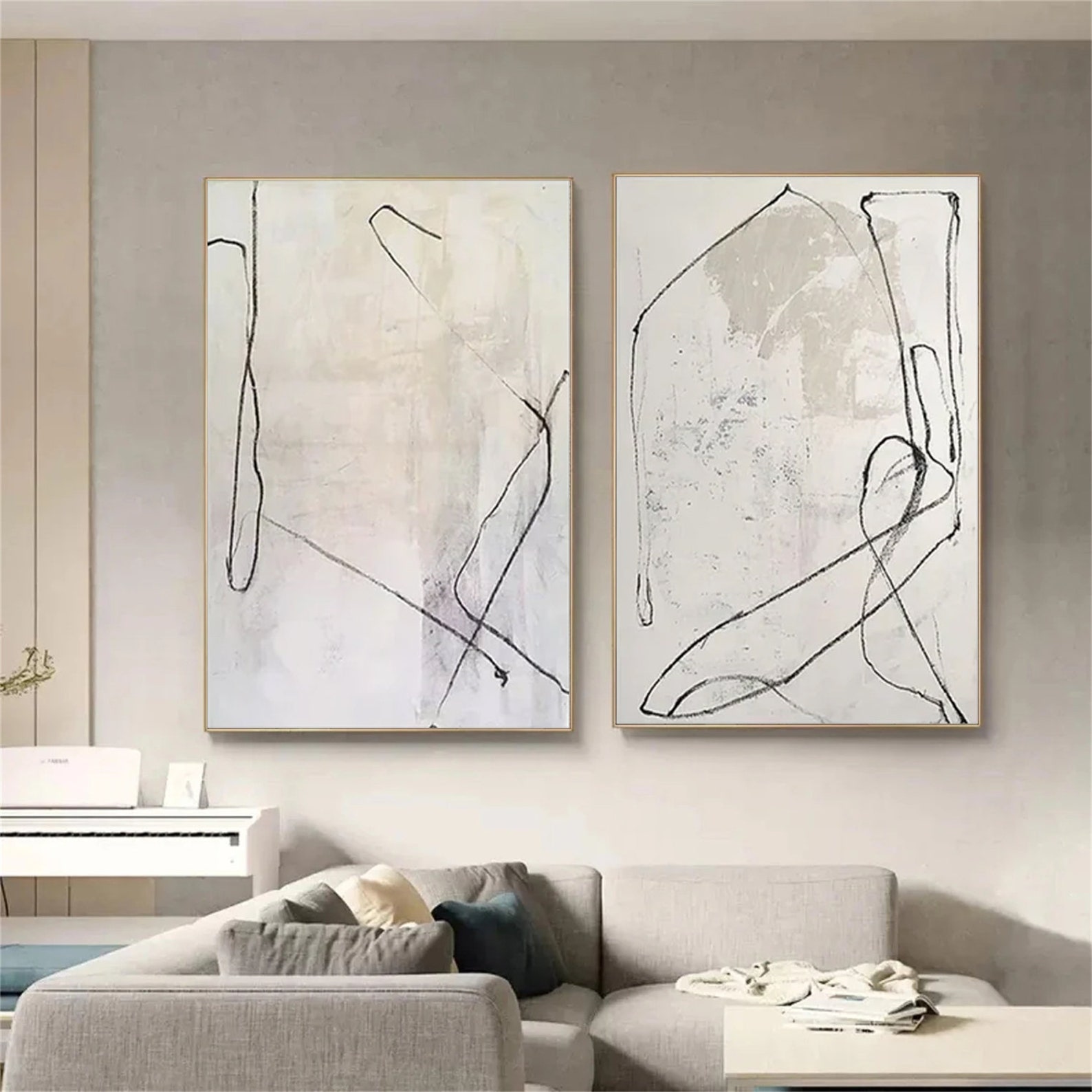 Set of 2 Modern Decor