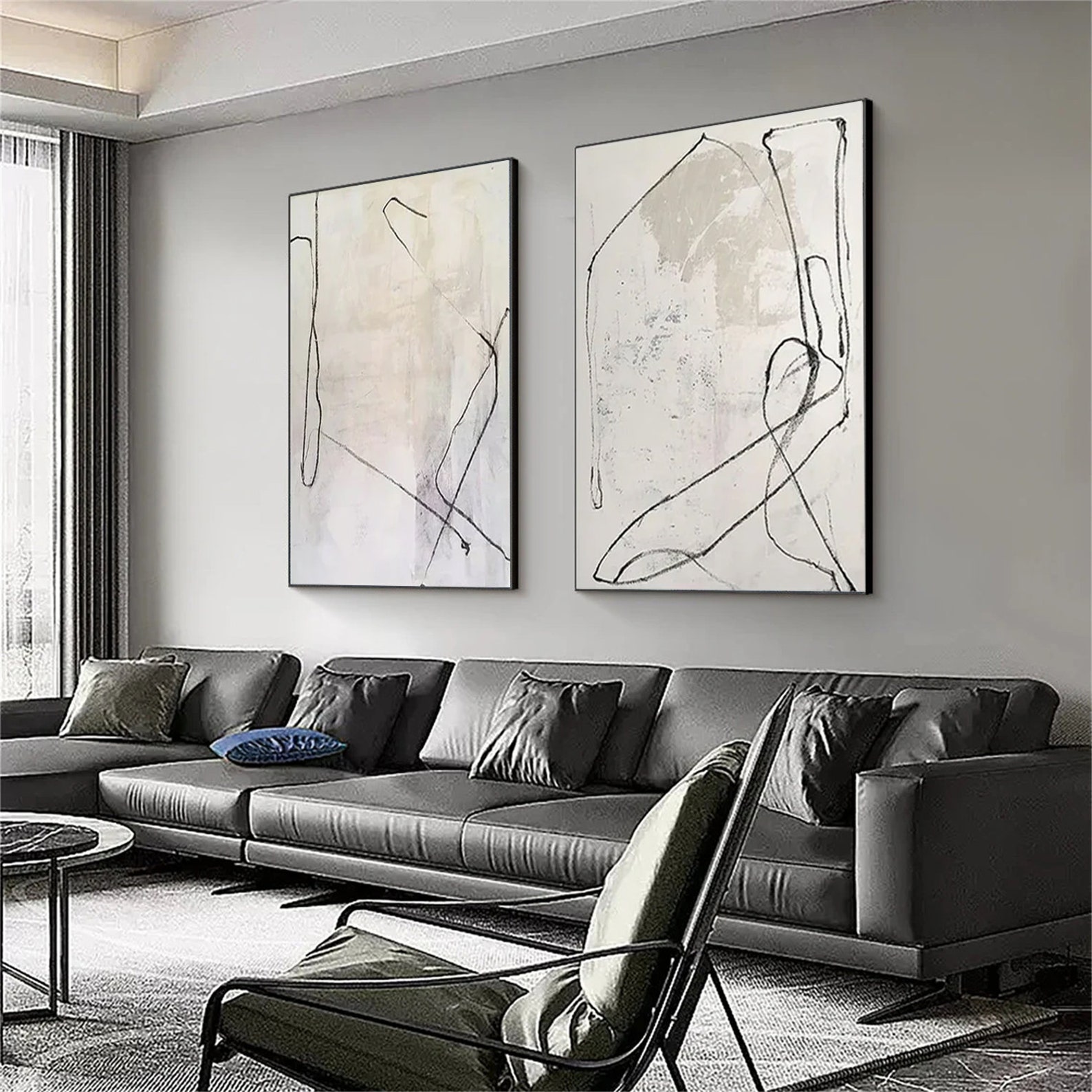 Set of 2 Modern Decor