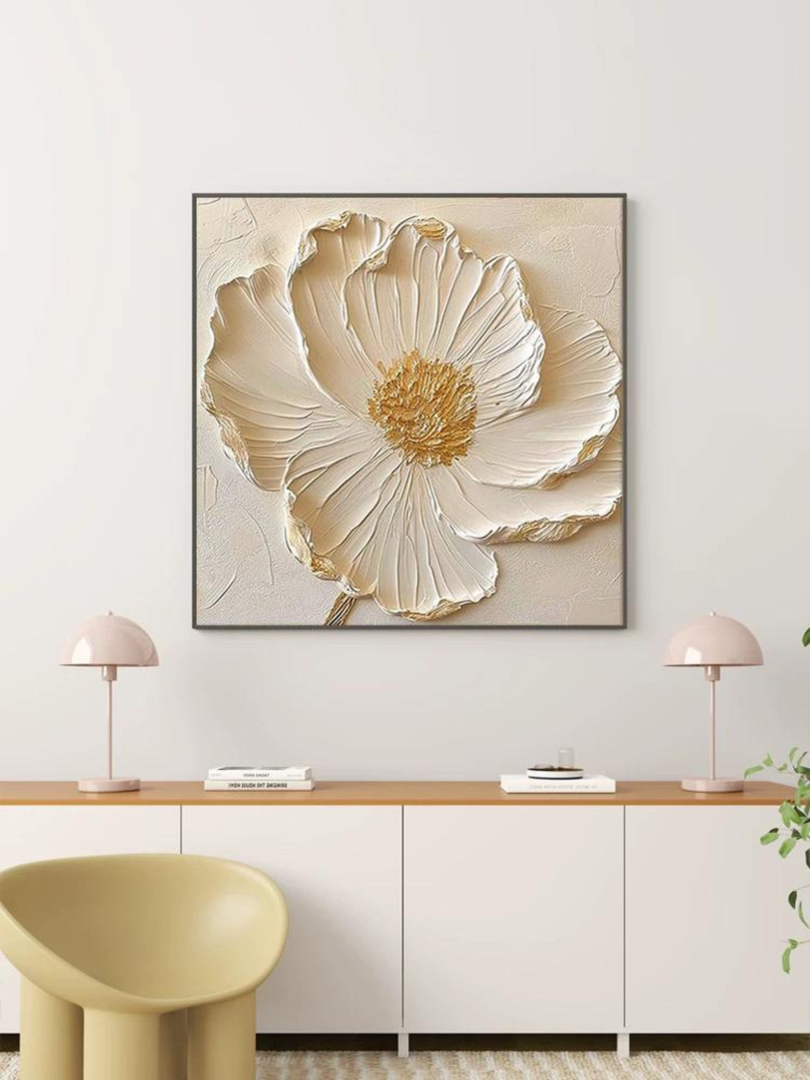 Heavy Textured Floral