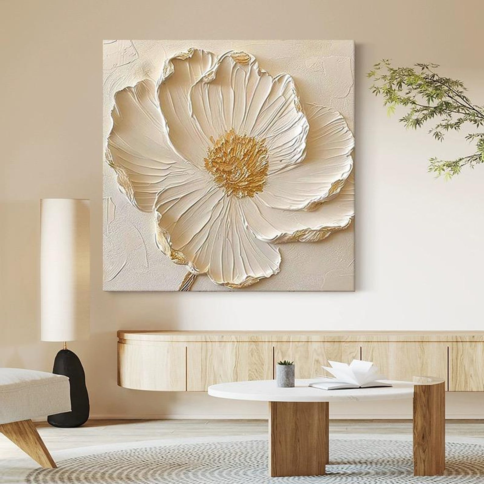 Heavy Textured Floral