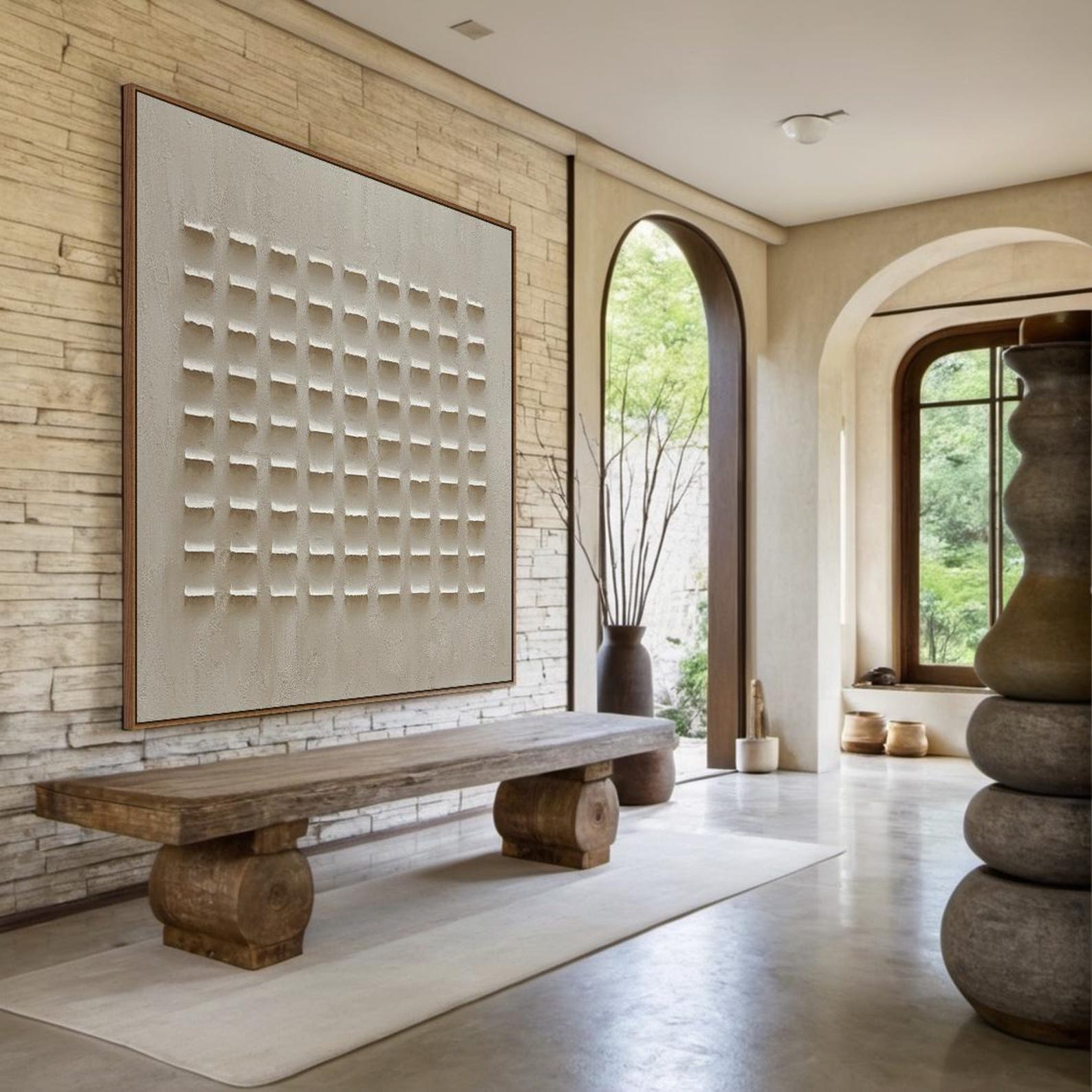 Beige 3D Plaster