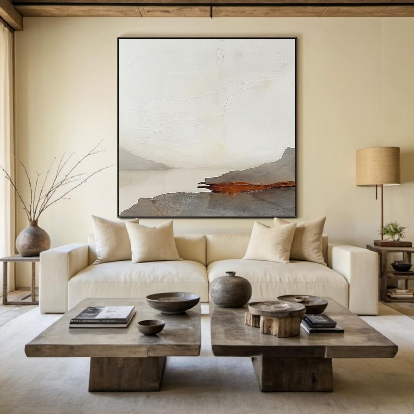 Minimalist Wabi-sabi Wall Art