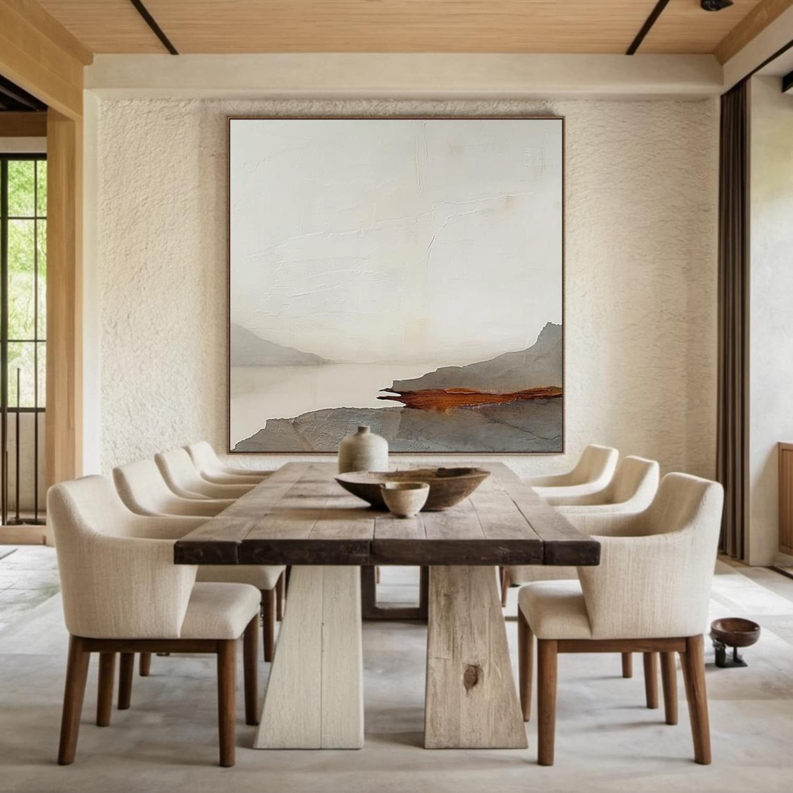Minimalist Wabi-sabi Wall Art