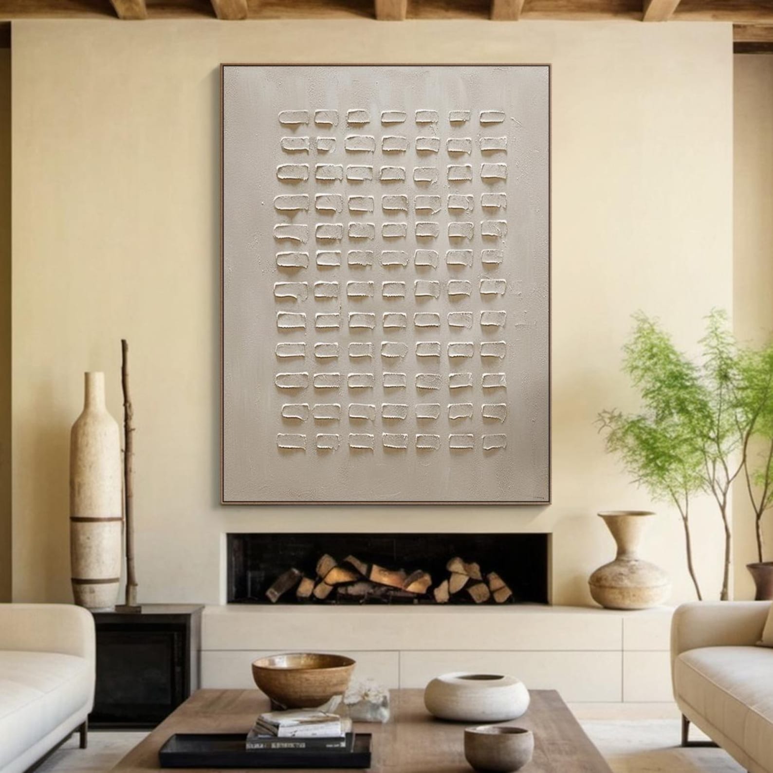 Beige Abstract