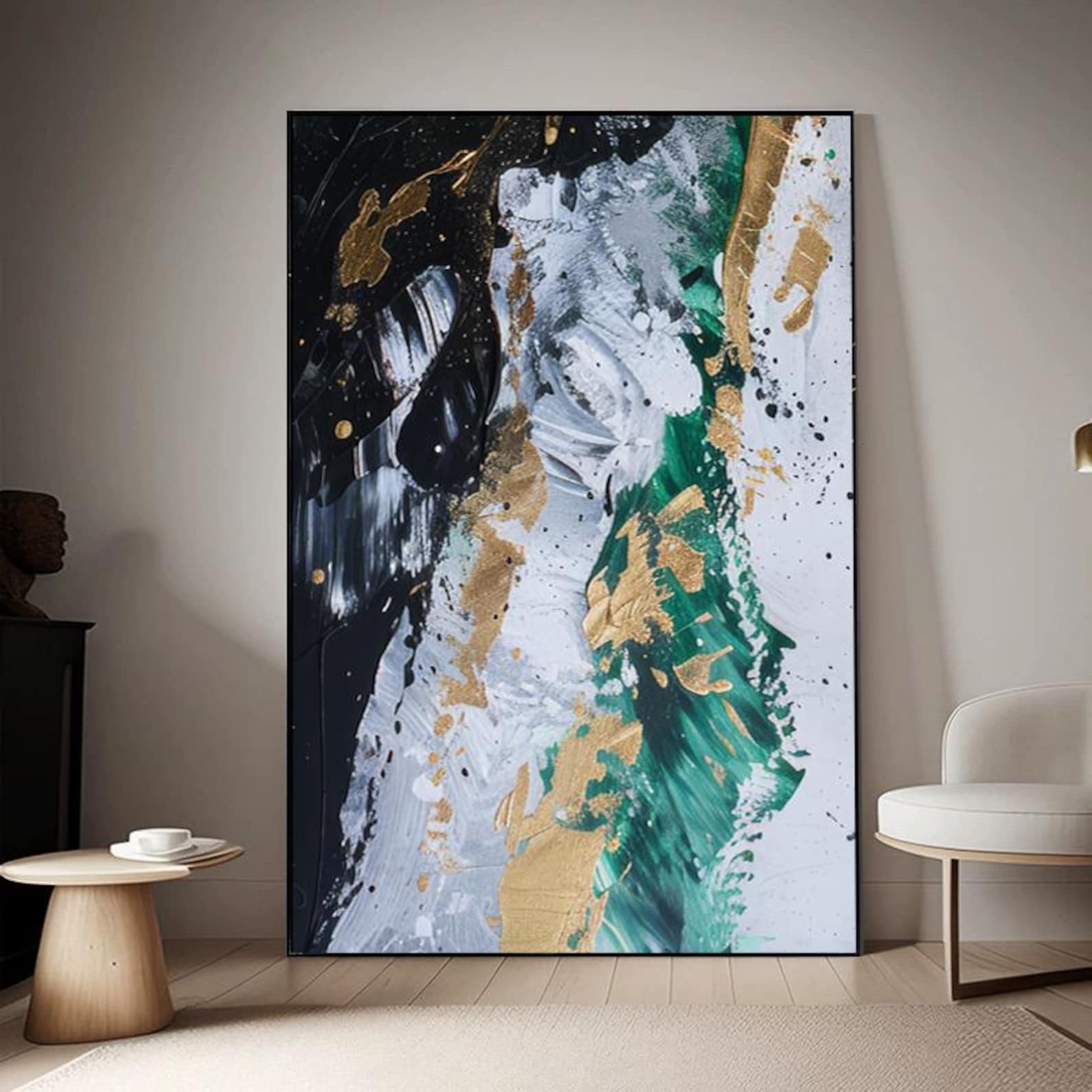 Green Black Gold Fusion