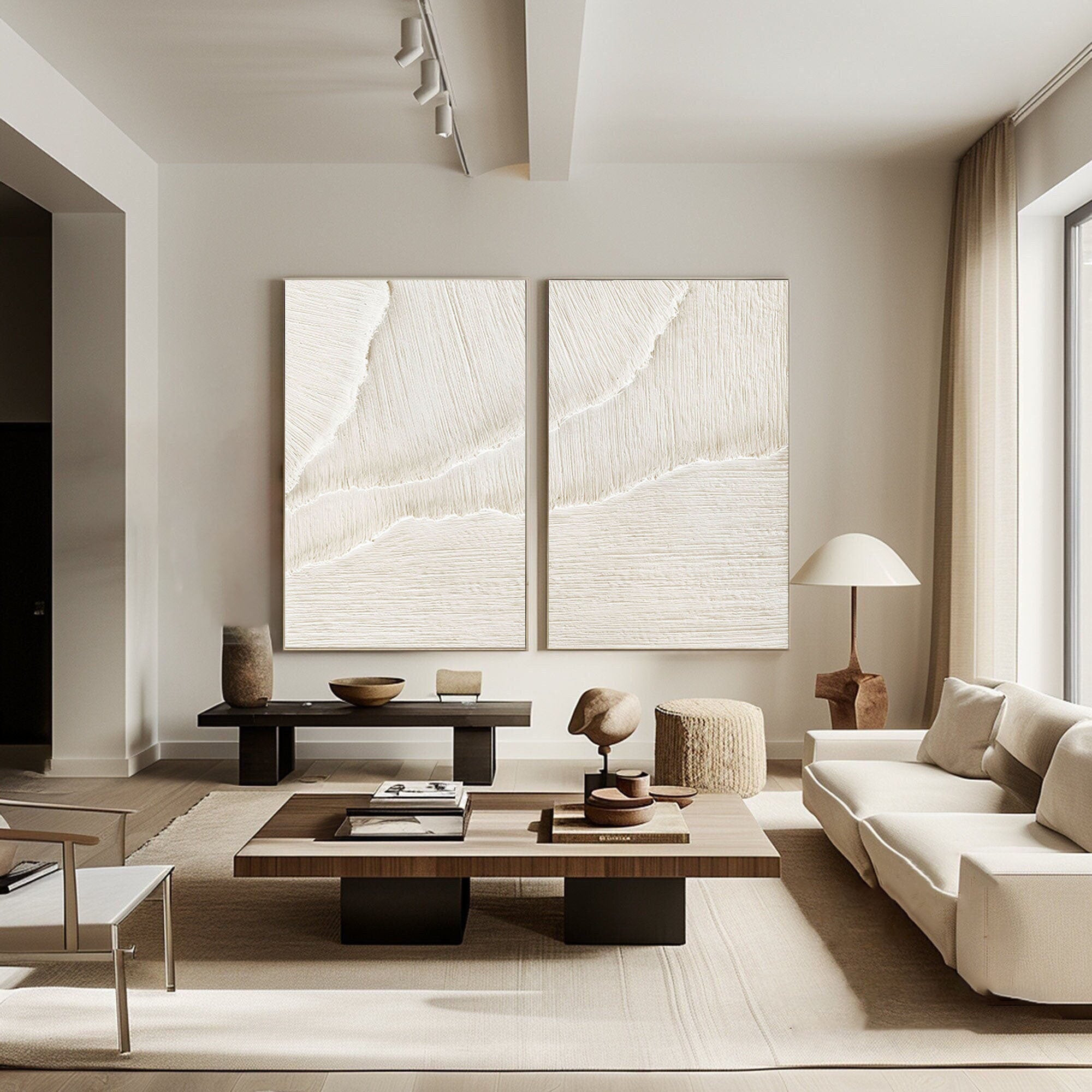 Set Of 2 Ocean & Sky Painting #GW011