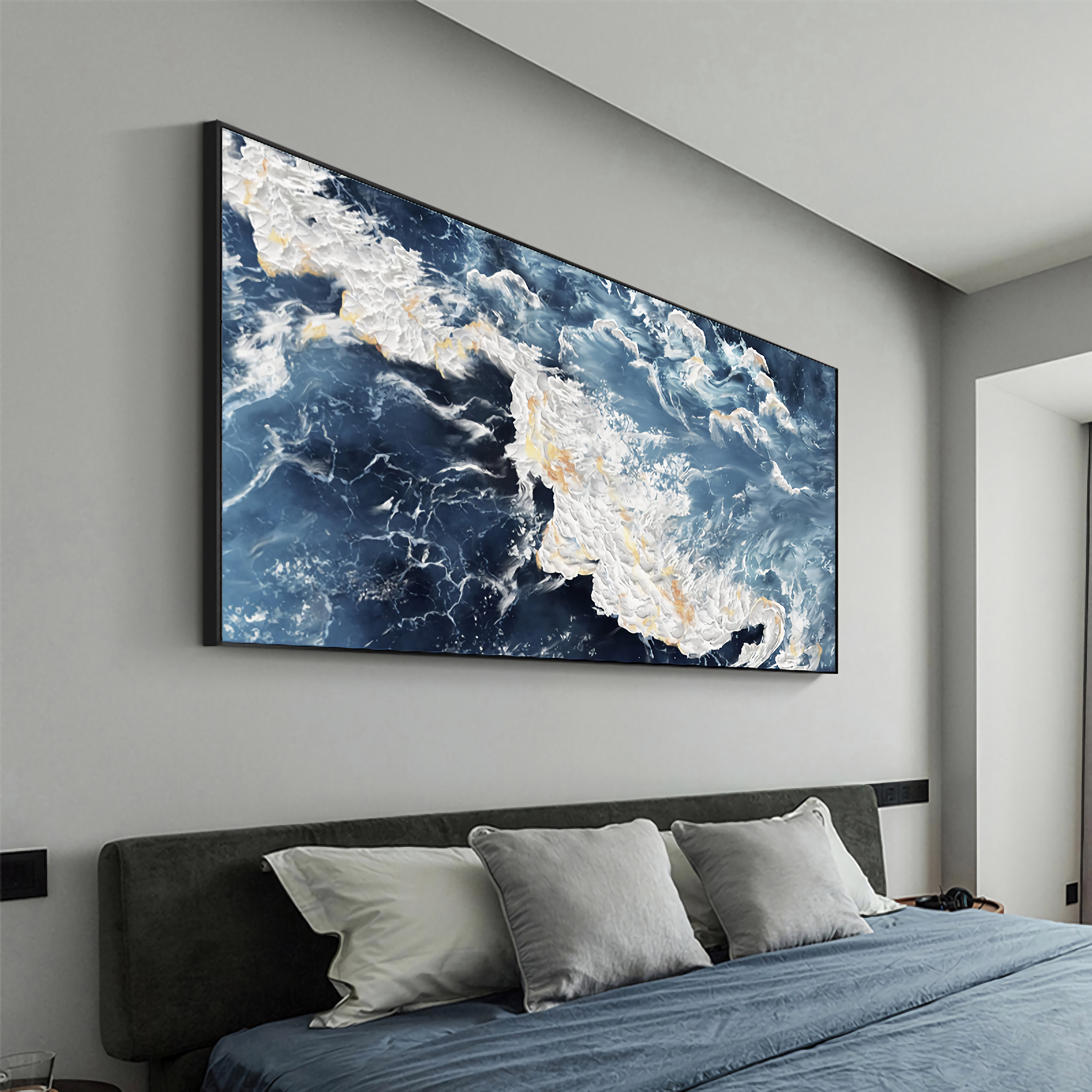 Textured Sea Painting