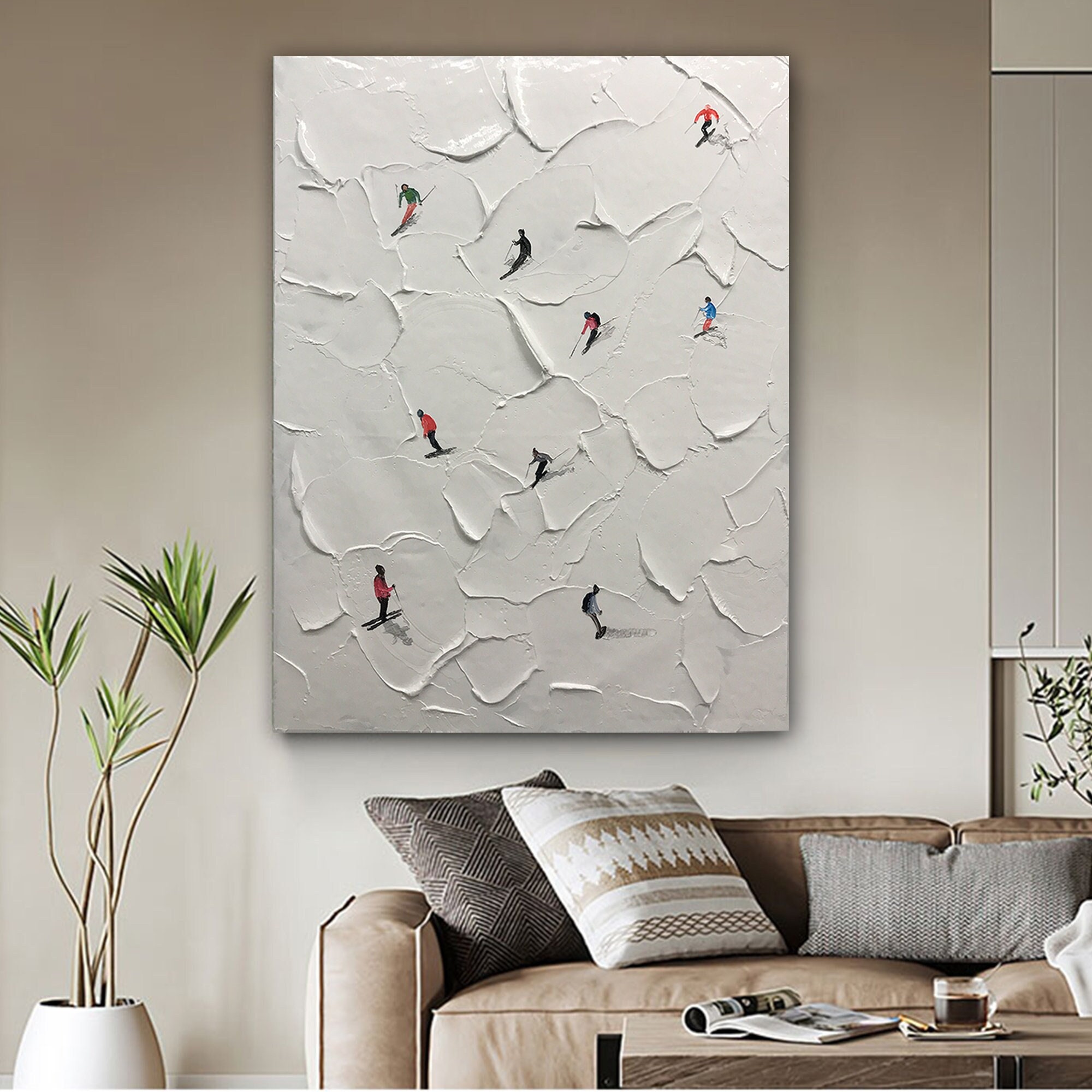 Skiing Painting #GW005