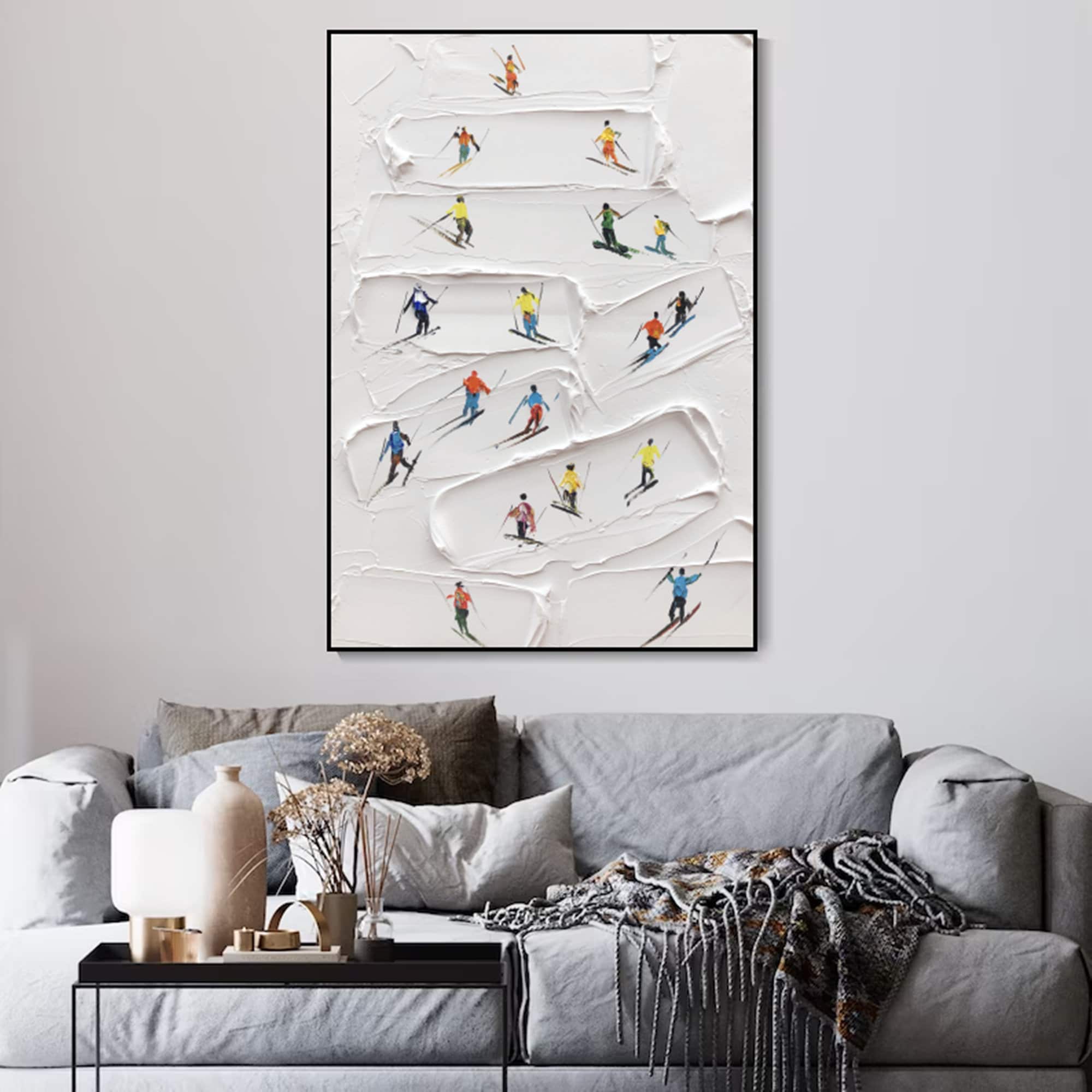 Skiing Painting #GW001